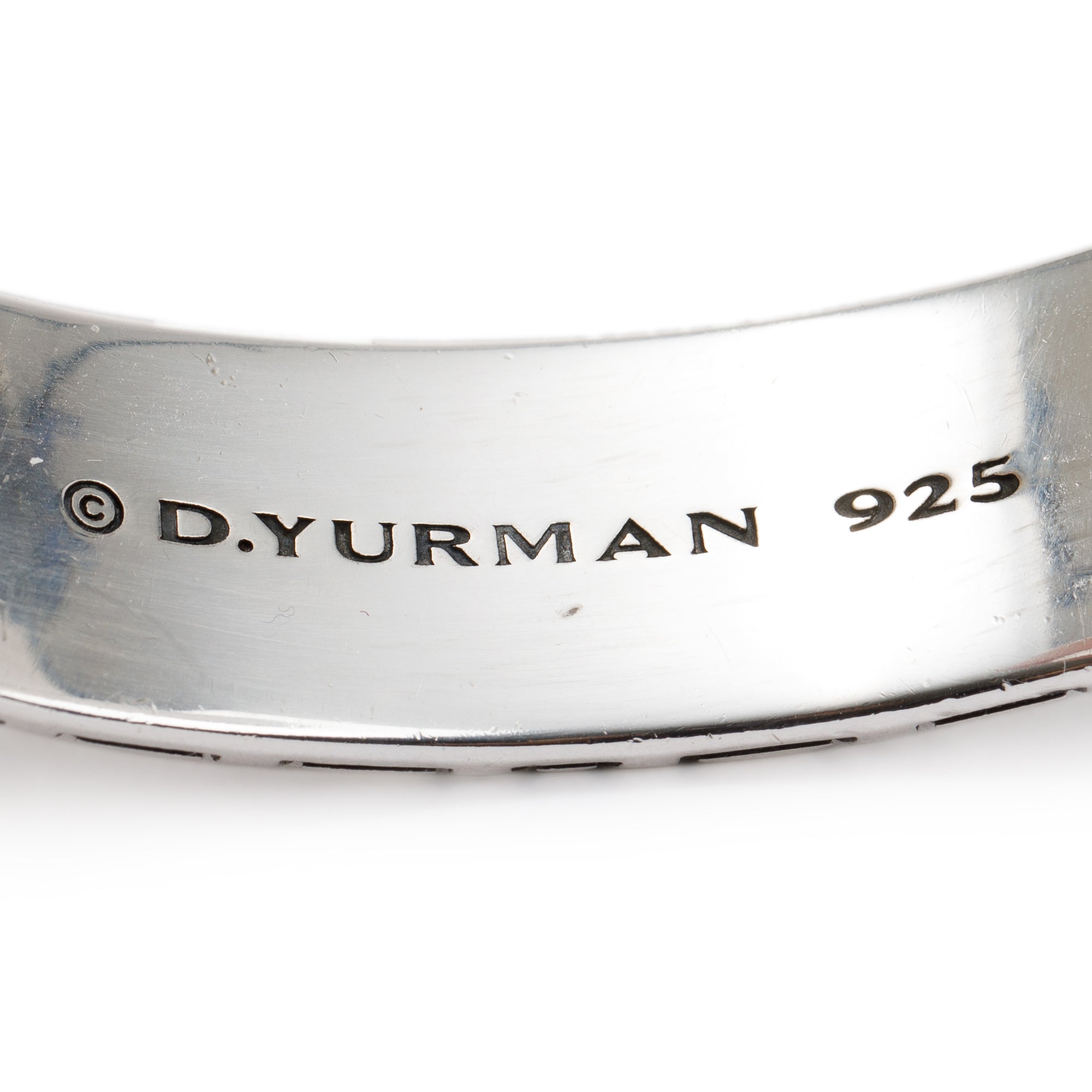 David Yurman Sterling Silver Textured Cuff Bracelet