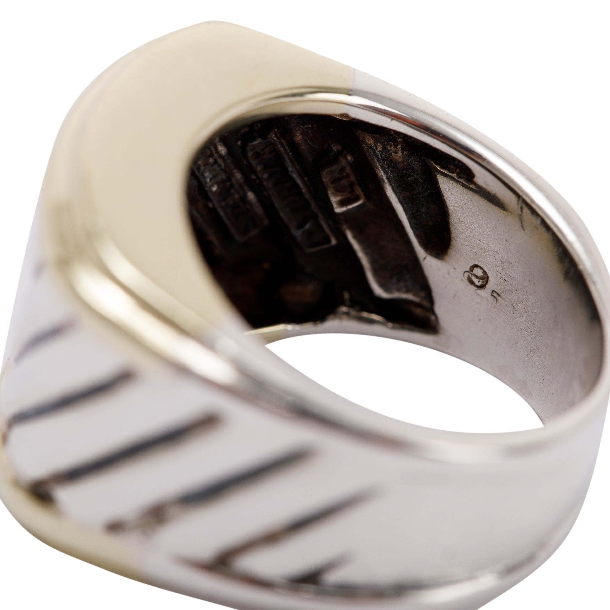 David Yurman Two-Tone Cable Cigar Band Ring