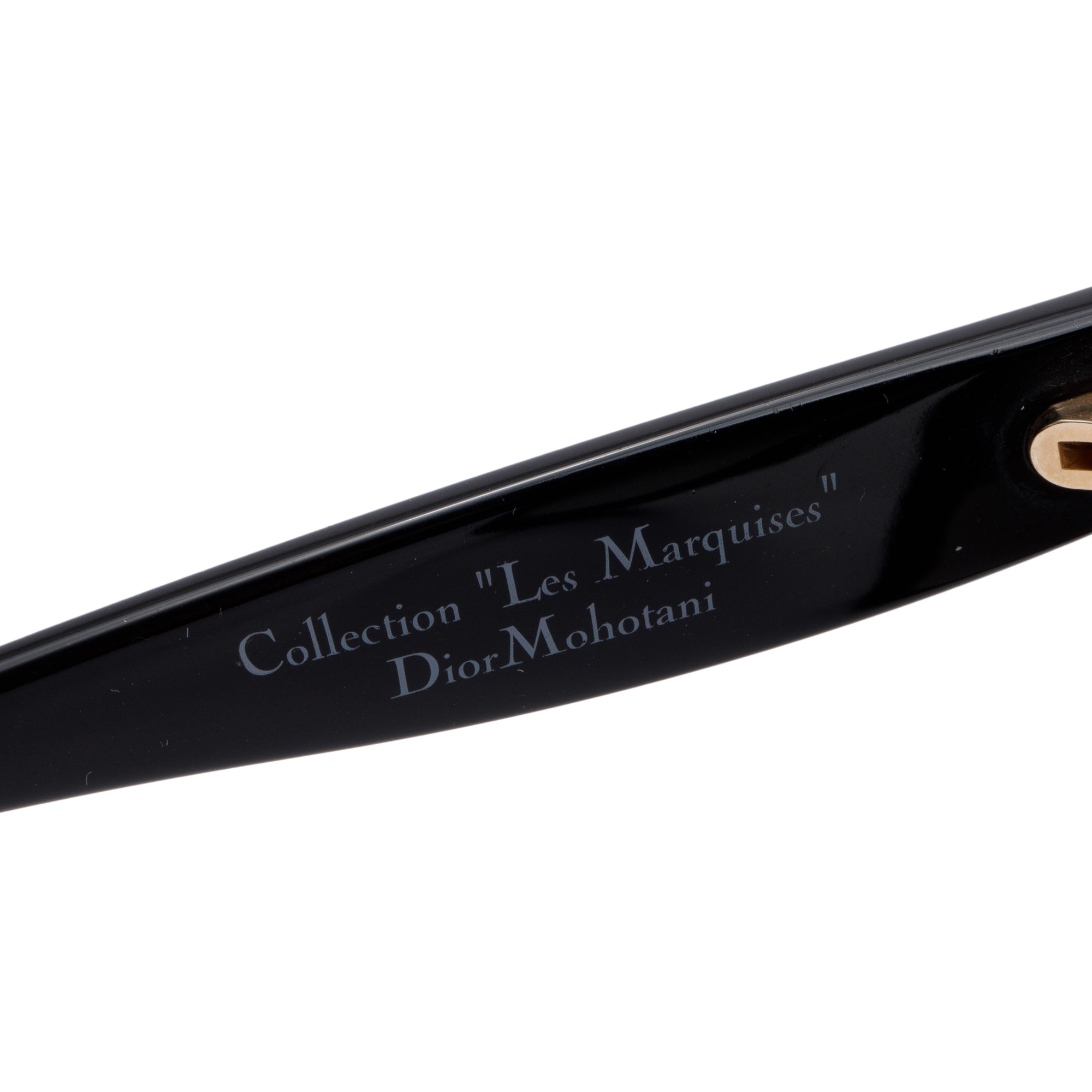 Dior Black Acetate DiorMohotani Cat Eye Sunglasses w/ Case
