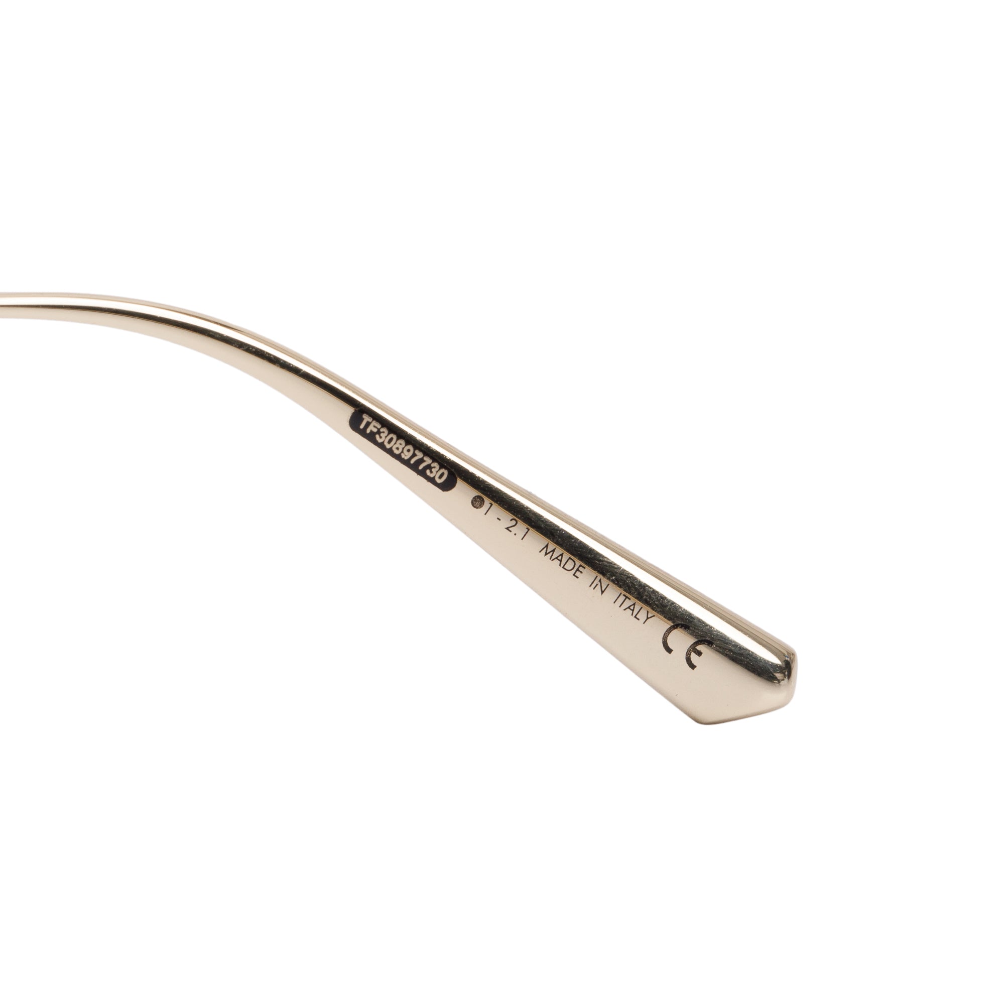 Dior Gold-Tone Metal Frame Miss Dior B1U Cat Eye Sunglasses w/ Box & Case