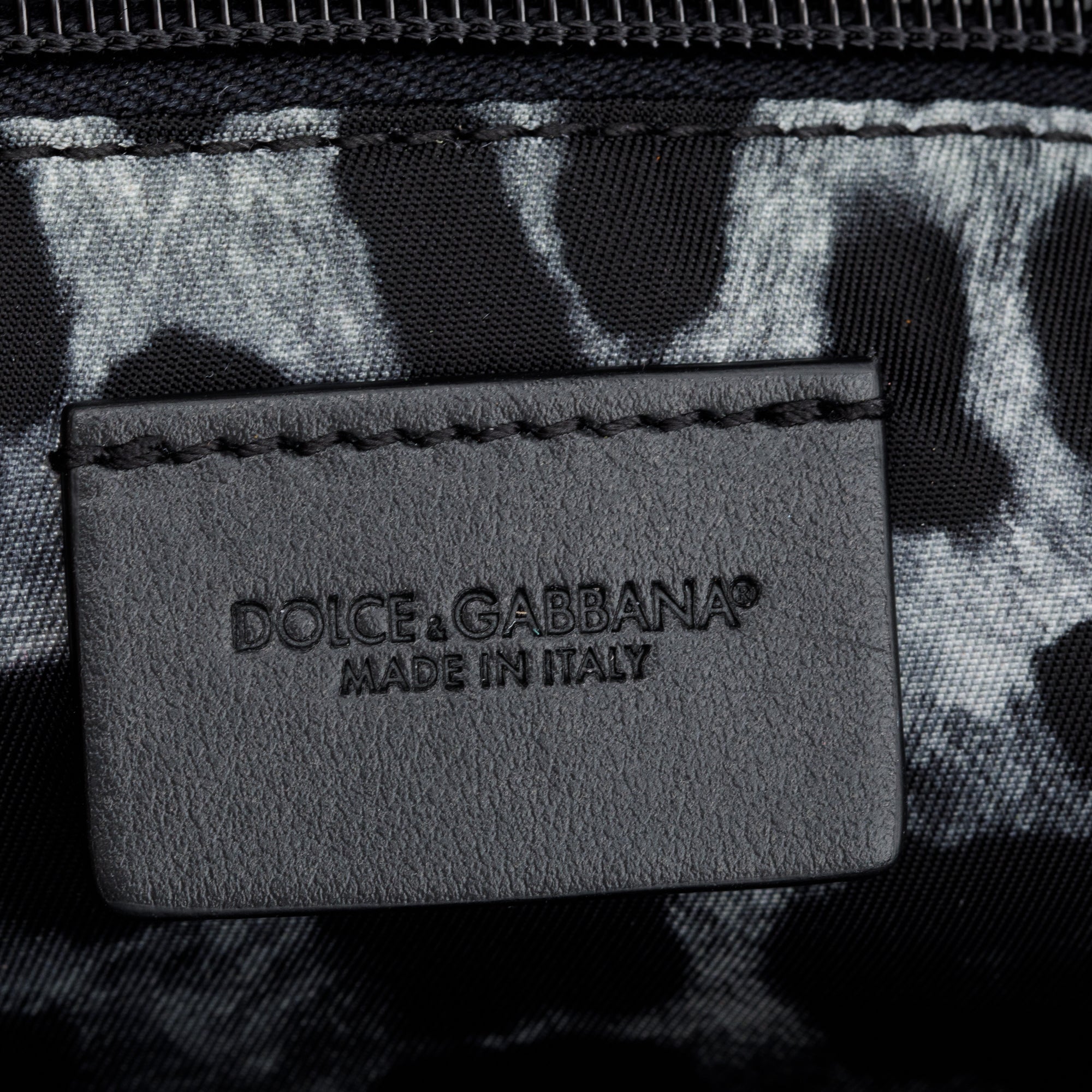 Dolce & Gabbana Black Nylon Logo Belt Bag w/ Box & Authenticity Card