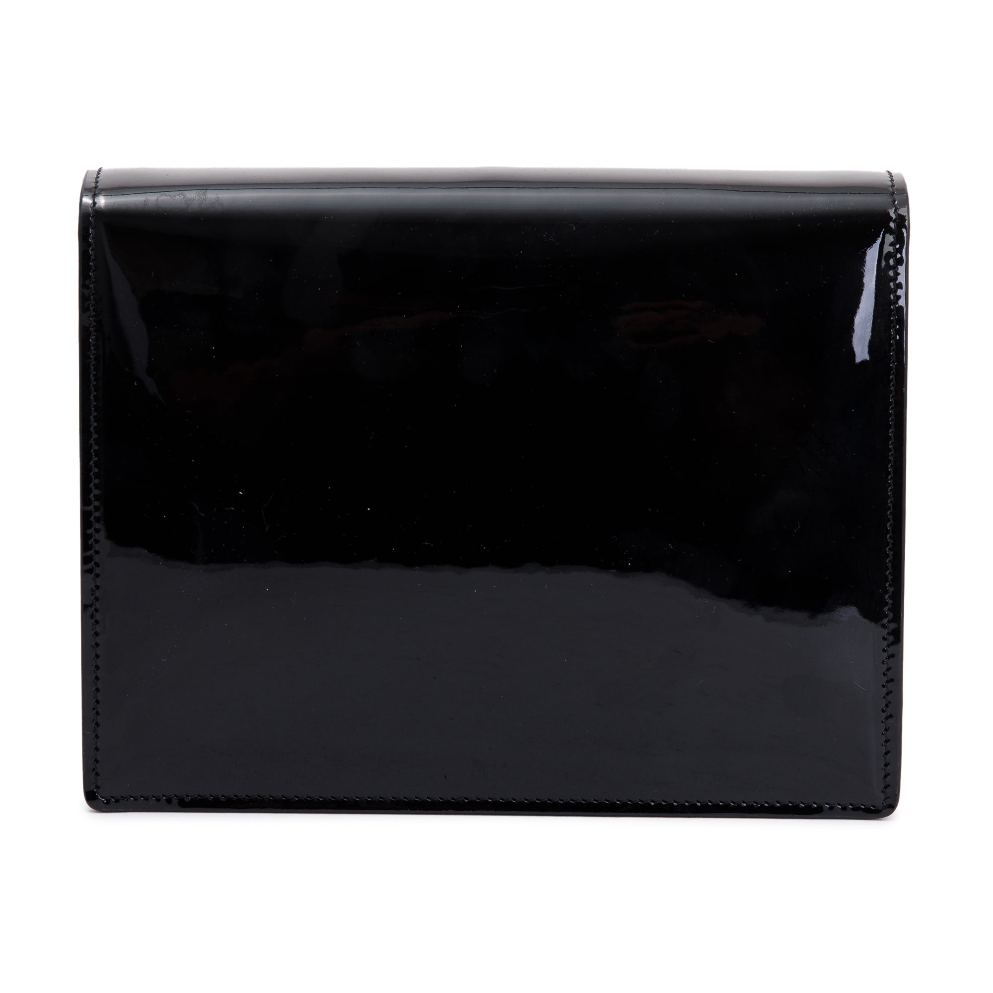 Dolce & Gabbana Black Patent Leather DG Logo Crossbody Bag w/ Box & Authenticity Card