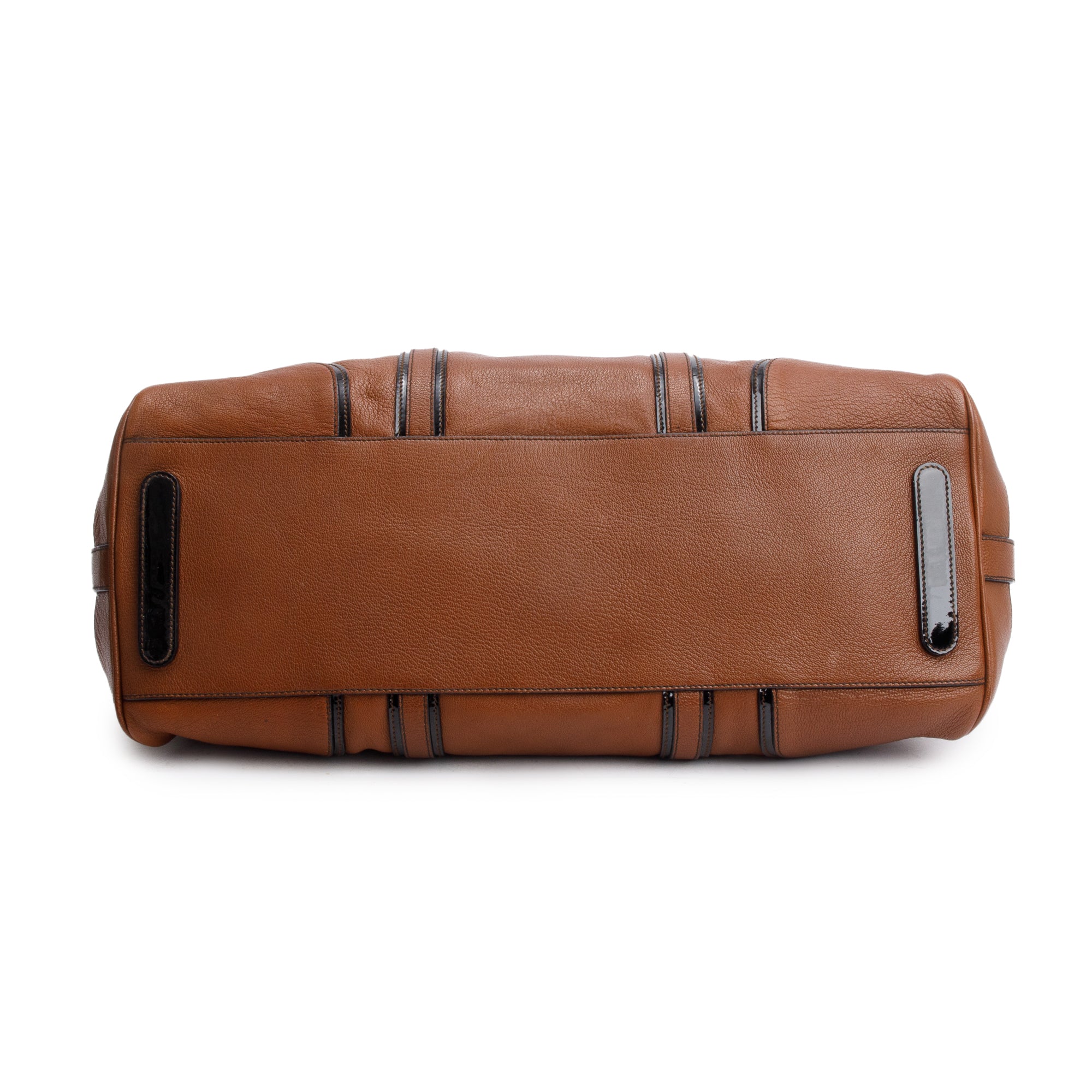 Dolce & Gabbana Brown Calfskin Leather Miss Roman Shoulder Bag
