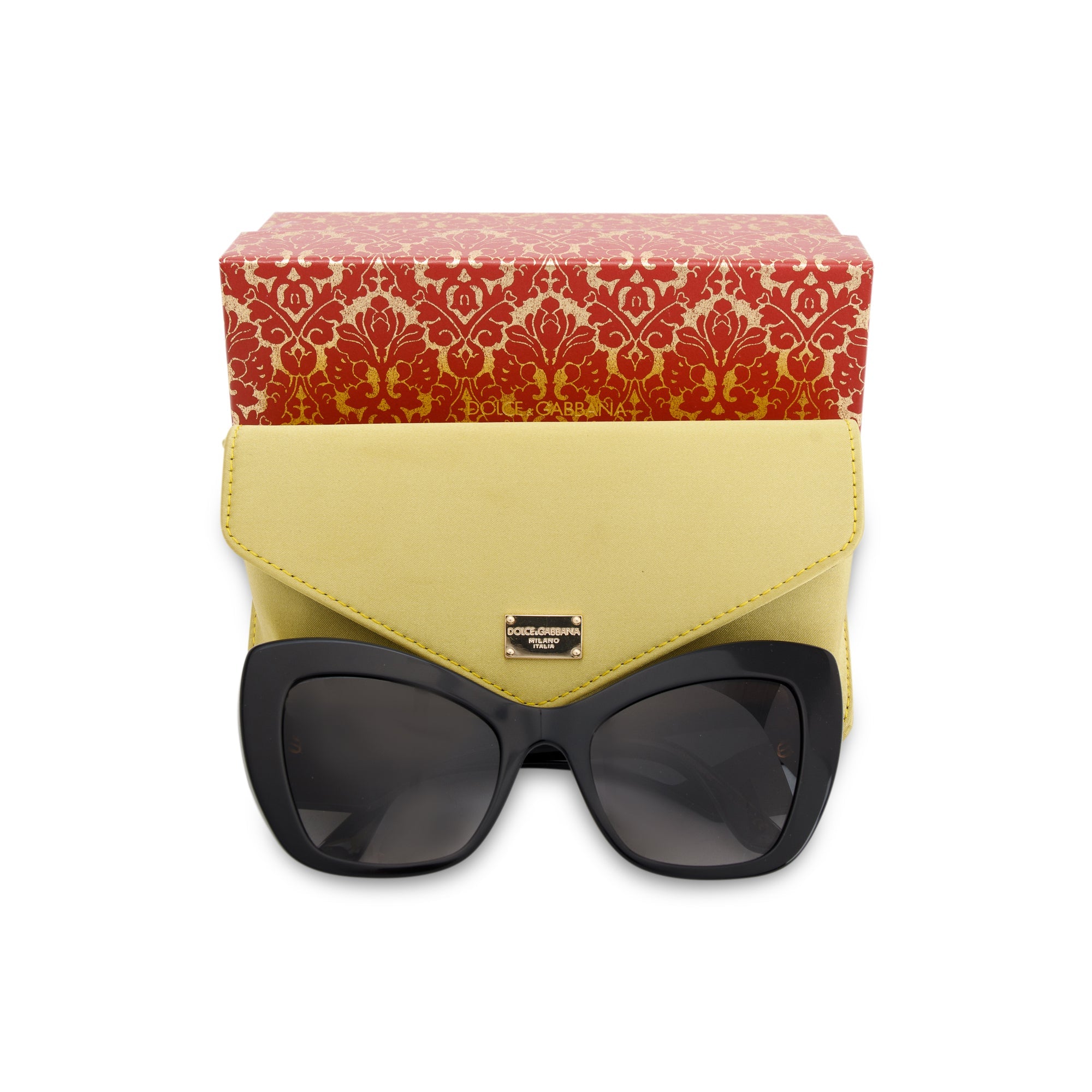 Dolce & Gabbana DG4349 Cat-Eye Sunglasses w/ Box & Case