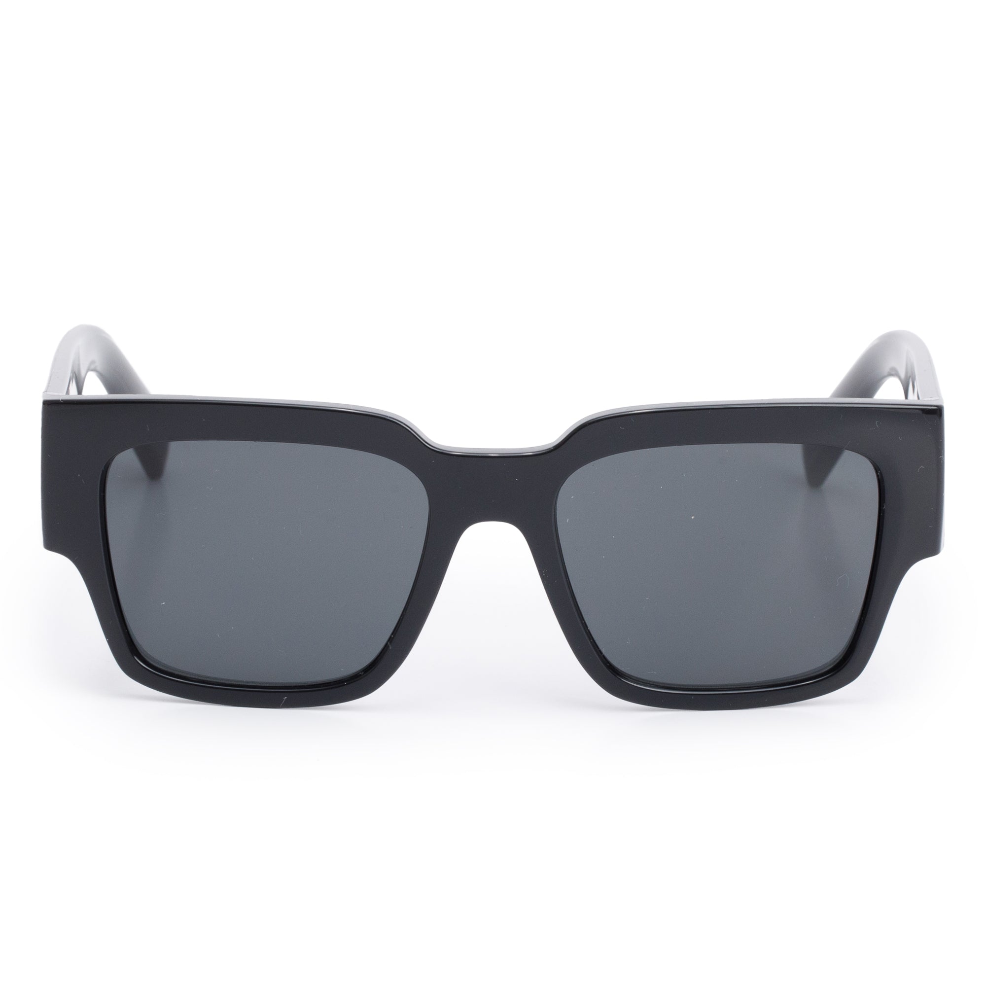 Dolce & Gabbana DG6184 Black Acetate DG Elastic Square Sunglasses w/ Box & Case