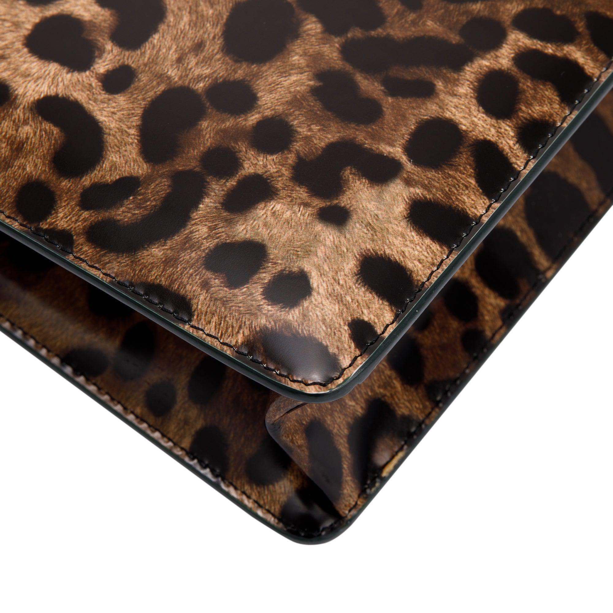 Dolce & Gabbana Embellished Leather Lucia Shoulder Bag