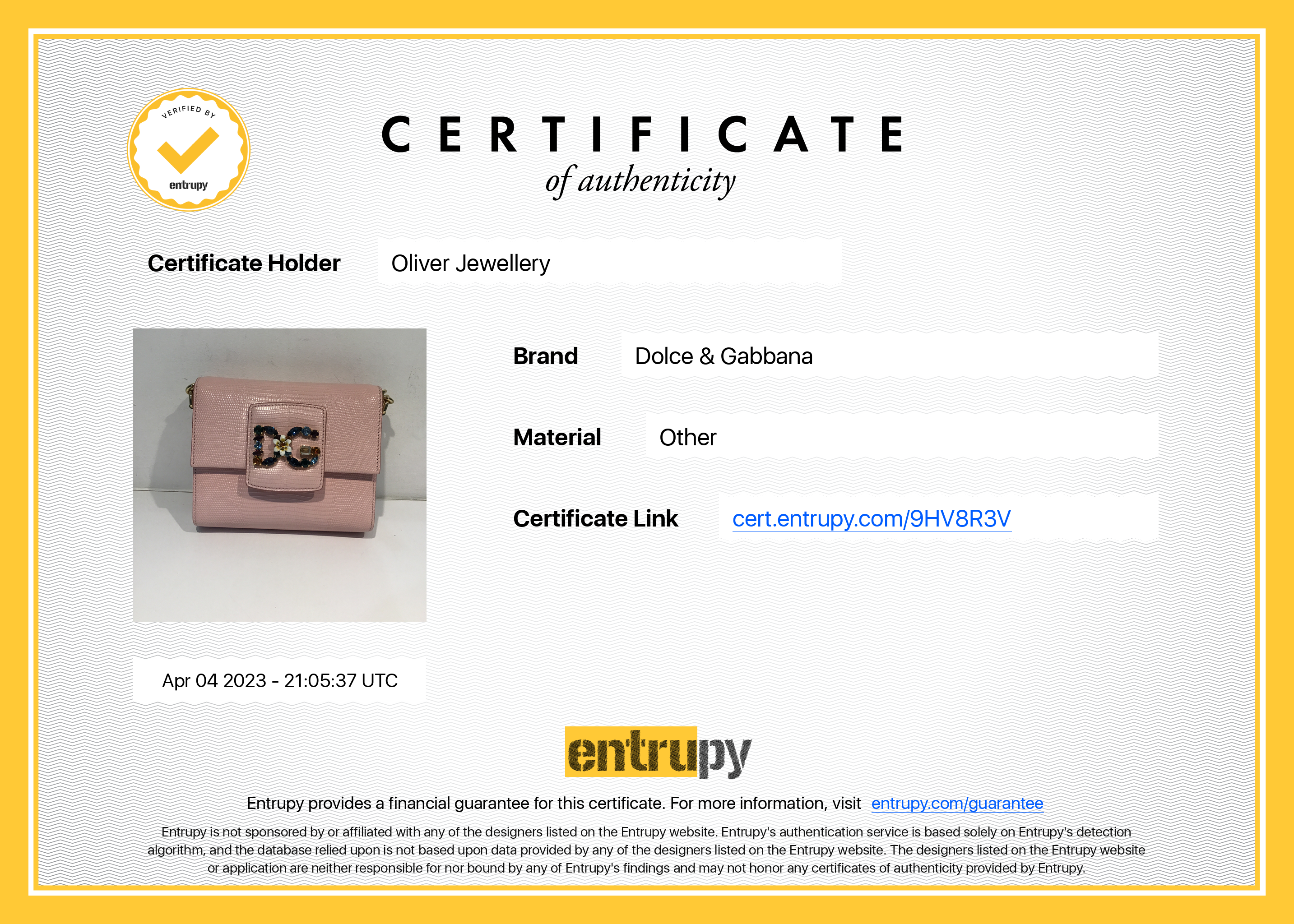 Dolce & Gabbana Lizard Embossed DG Millennials Mini Crossbody Bag