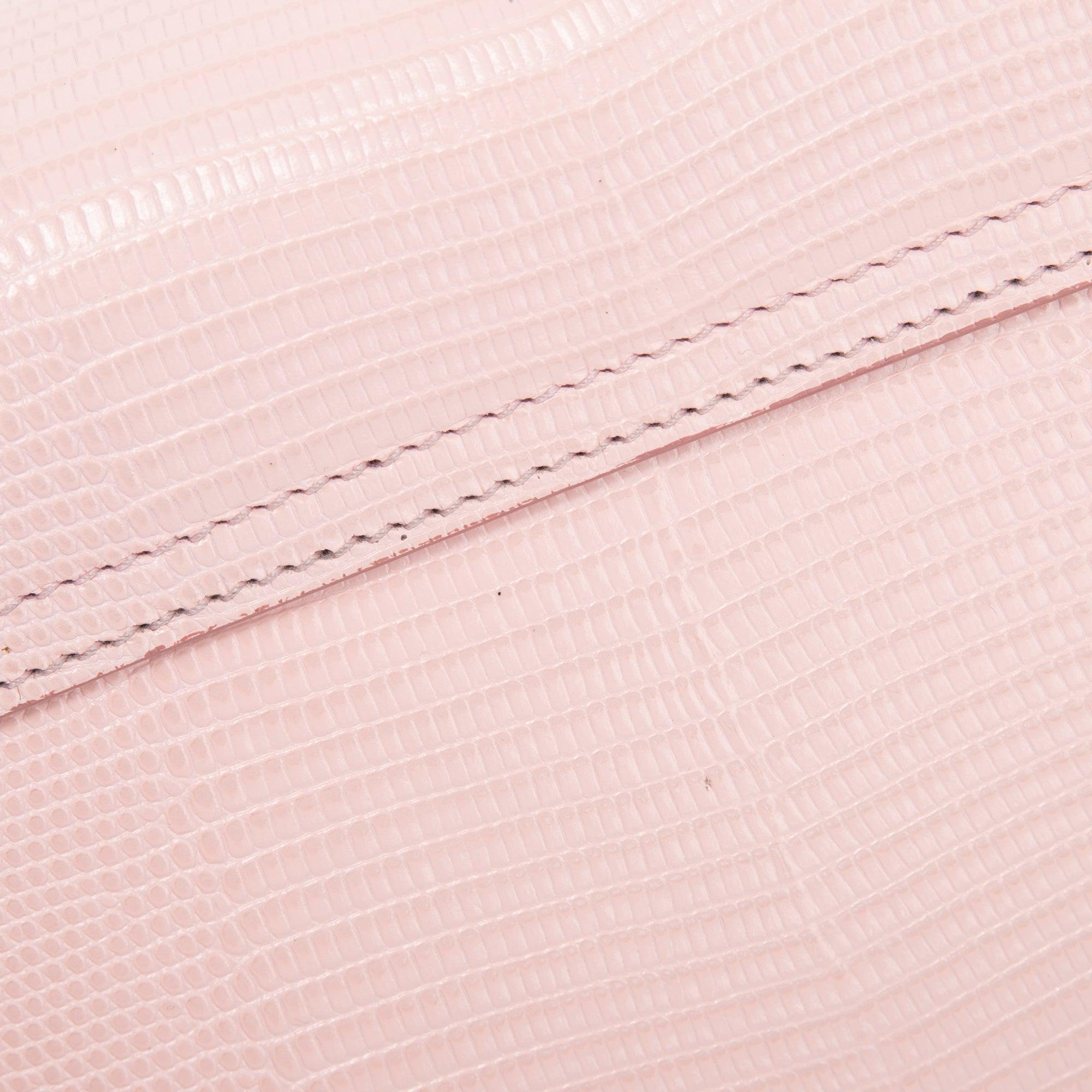 Dolce & Gabbana Lizard Embossed DG Millennials Mini Crossbody Bag