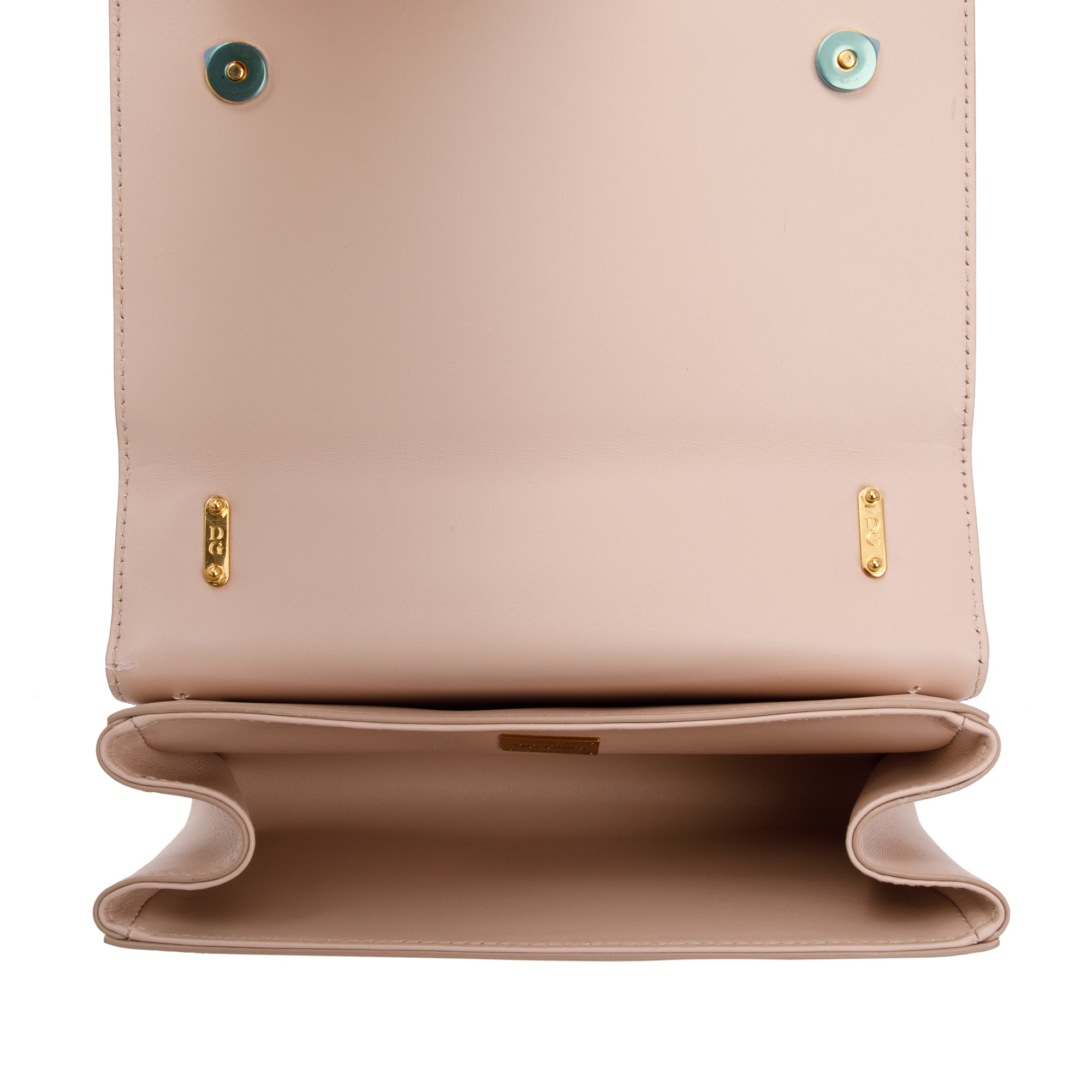 Dolce & Gabbana Pink Nappa Leather DG Girls Crossbody Bag w/ Authenticity Card