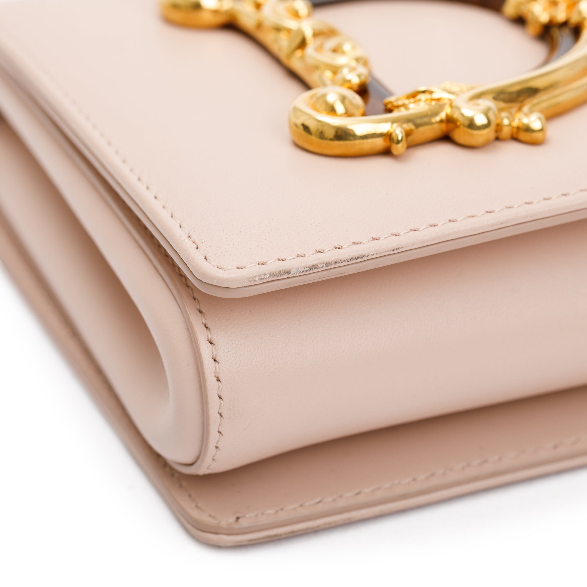 Dolce & Gabbana Pink Nappa Leather DG Girls Crossbody Bag w/ Authenticity Card