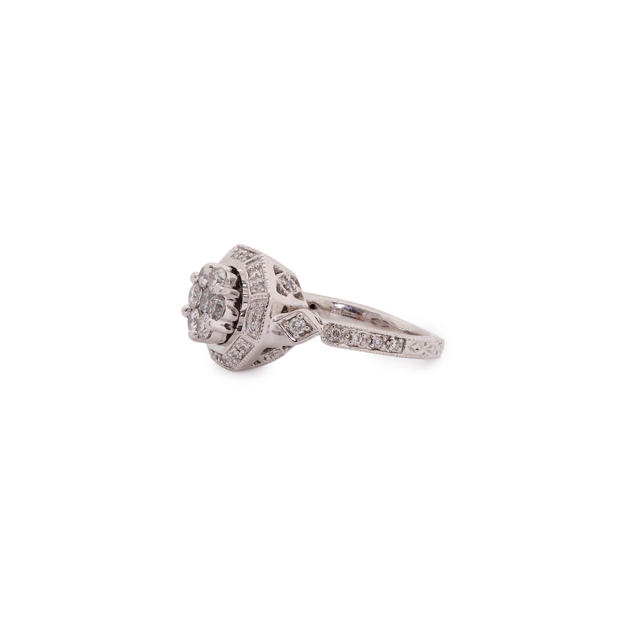 EFFY 14k White Gold Diamond Ring