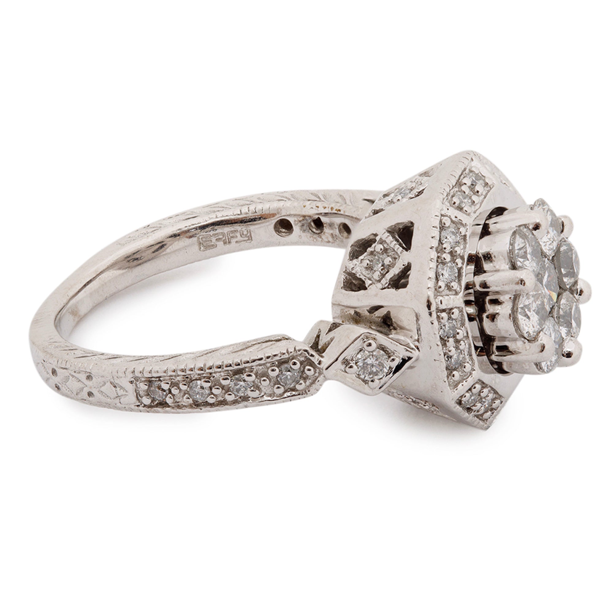 EFFY 14k White Gold Diamond Ring