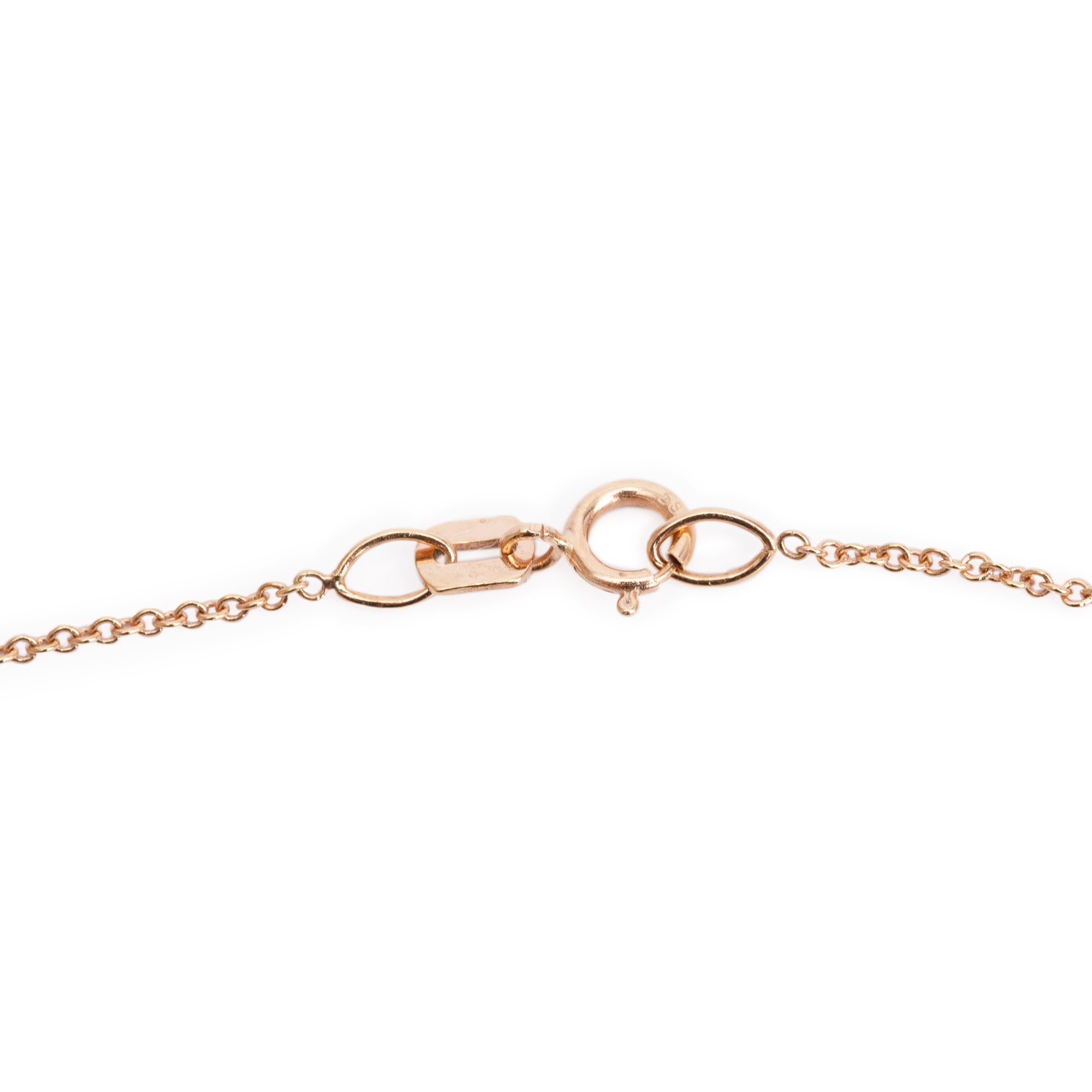 Effy 14k Rose Gold Diamond Square Pendant Necklace