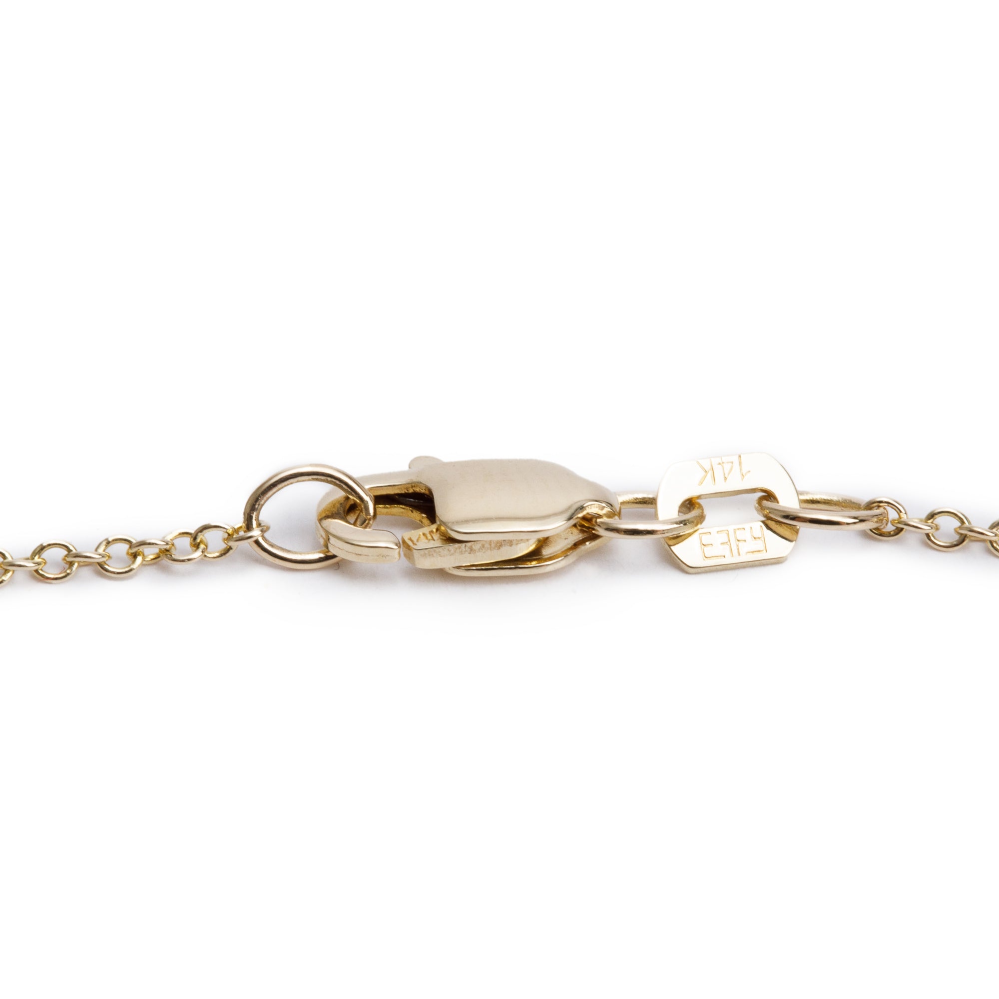 Effy 14k Yellow Gold Diamond Drop Pendant Necklace