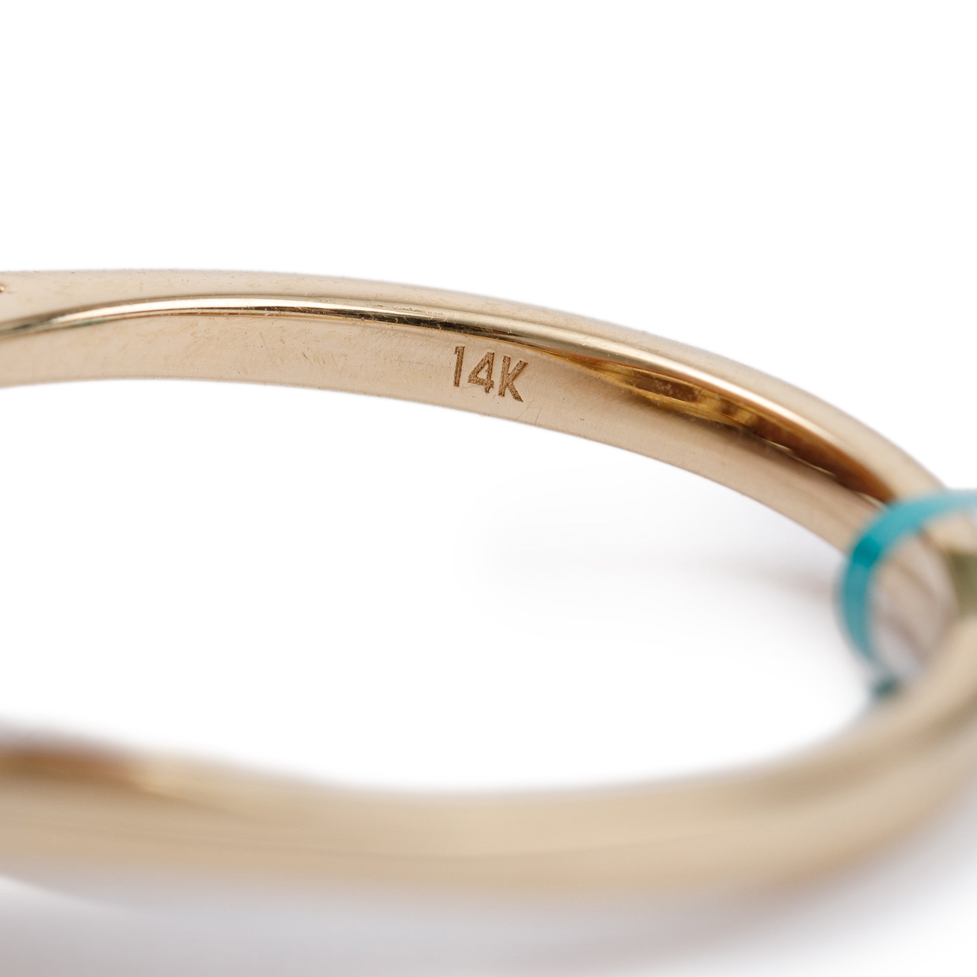 Effy 14k Yellow Gold Prasiolite & Diamond Cocktail Ring, Size 7