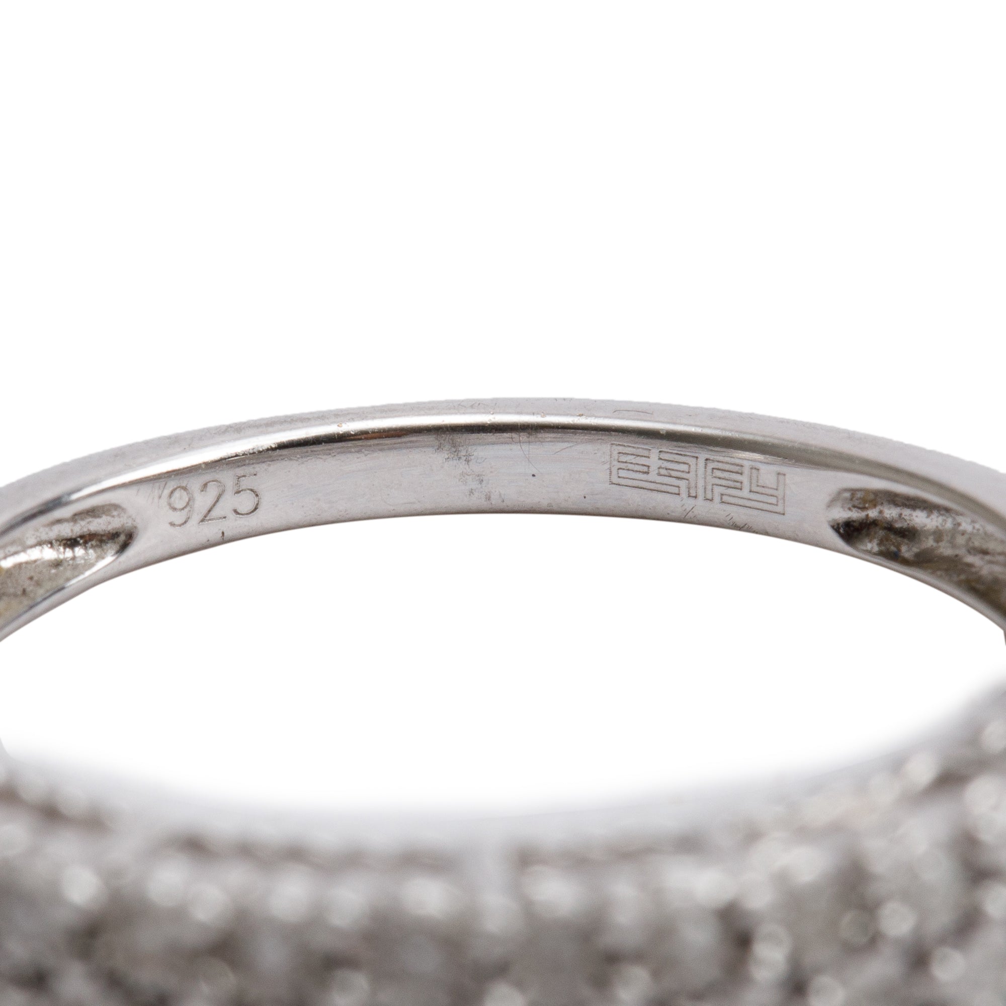 Effy Sterling Silver Diamond Band Ring, Size 7