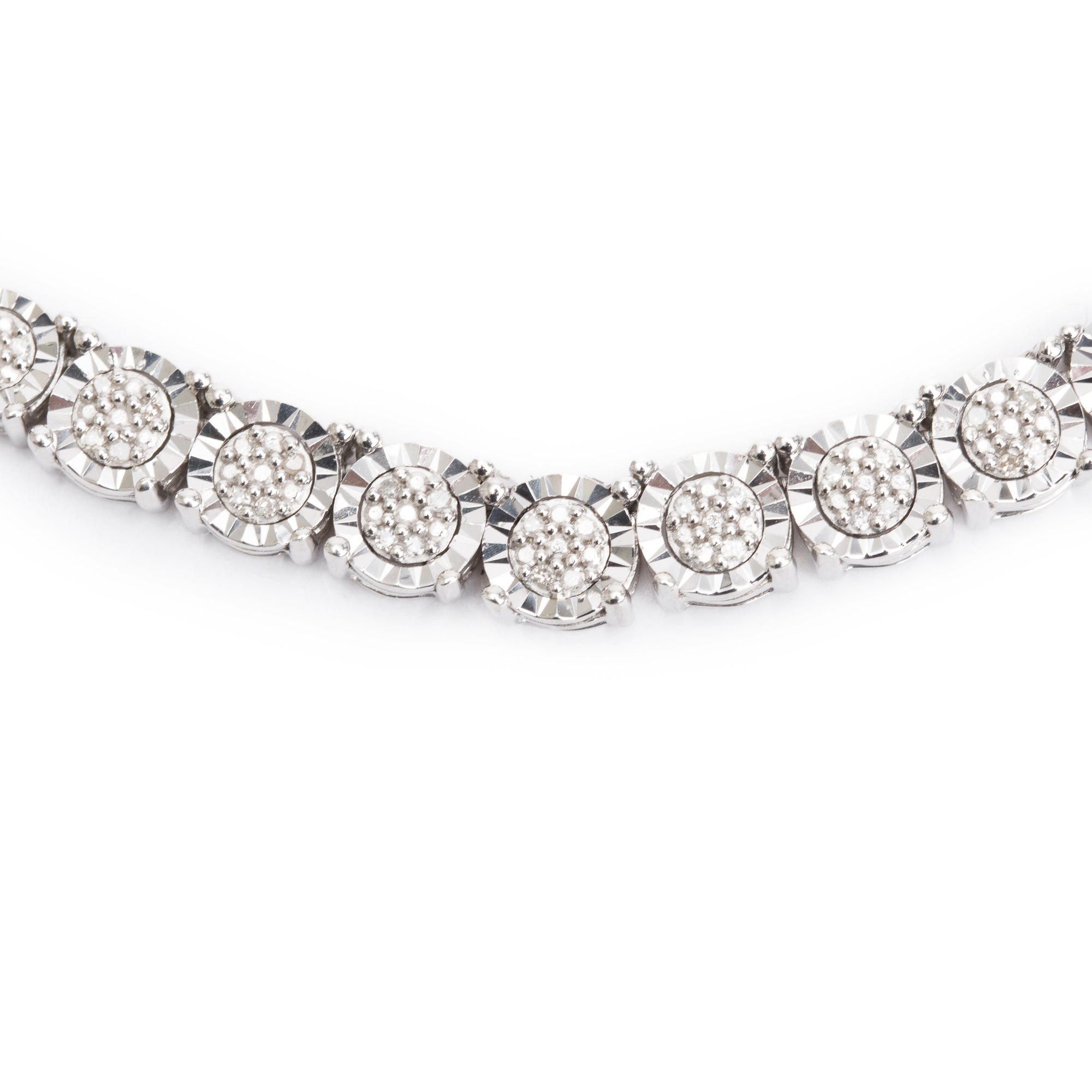 Effy Sterling Silver Diamond Necklace