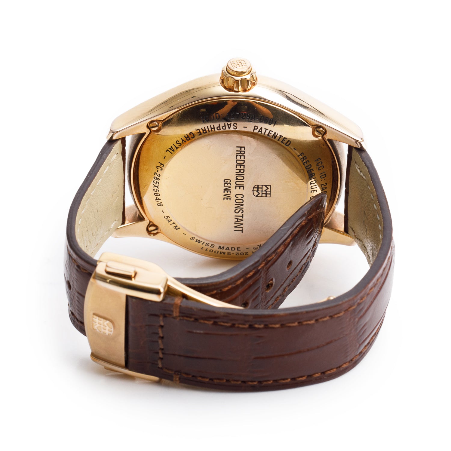 Frederique Constant Rose Gold Plated Stainless Steel Horological 42 MM Smart Watch w/ Box & Papers