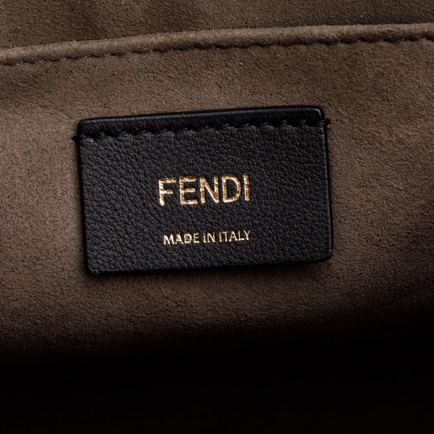 Fendi Black Calfskin Leather Raffia Snakeskin FF Embroidered Medium F is Fendi Kan I Shoulder Bag w/ Straps