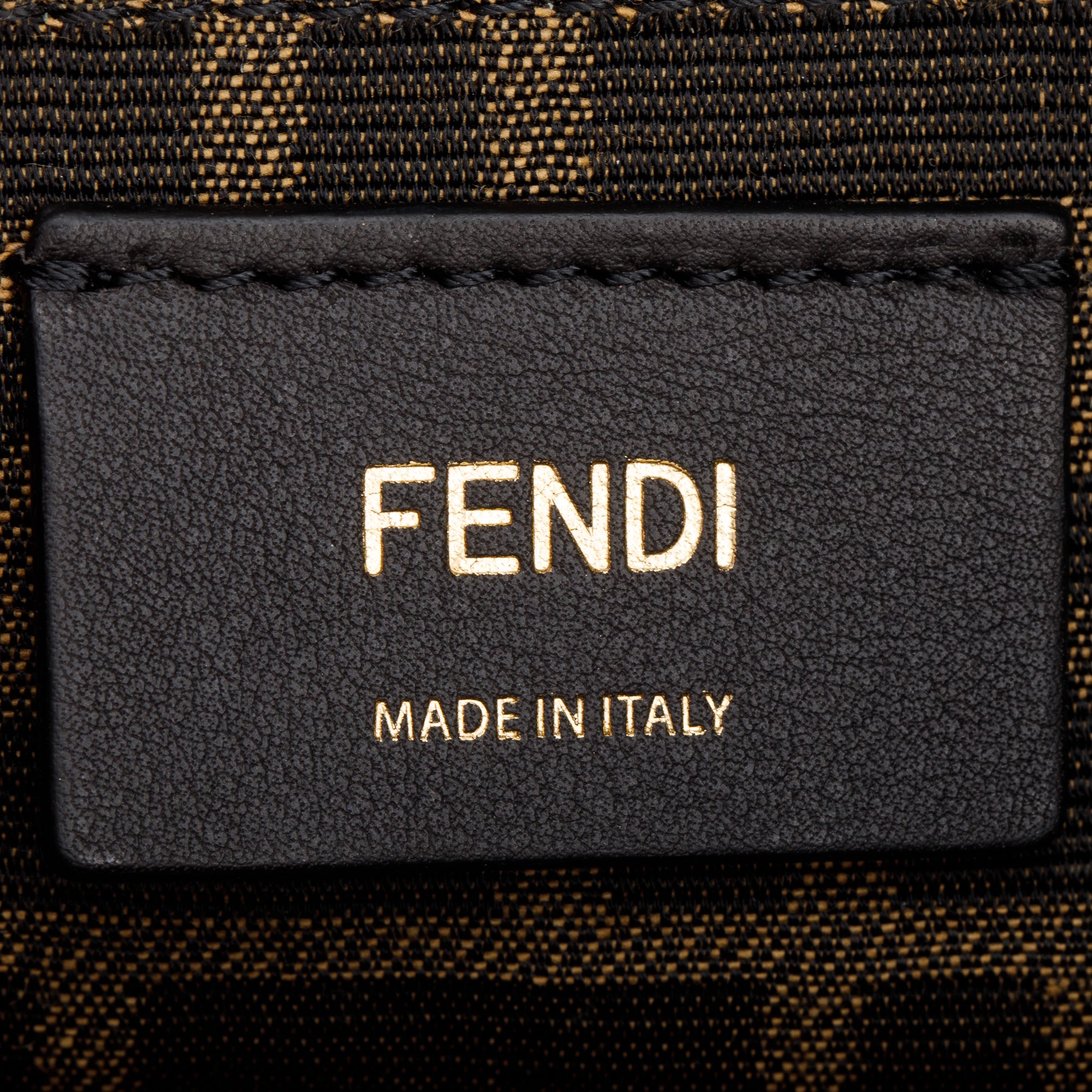 Fendi 2022 Black Leather By the Way Mini Boston Bag w/ Box