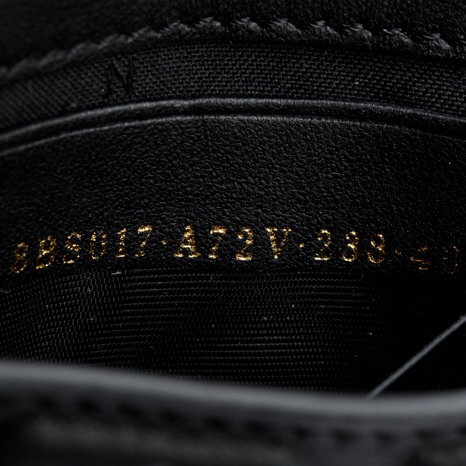 Fendi 2023 Black FF Embossed Nappa Leather Mini Be Baguette Chain Crossbody w/ Straps &Receipt