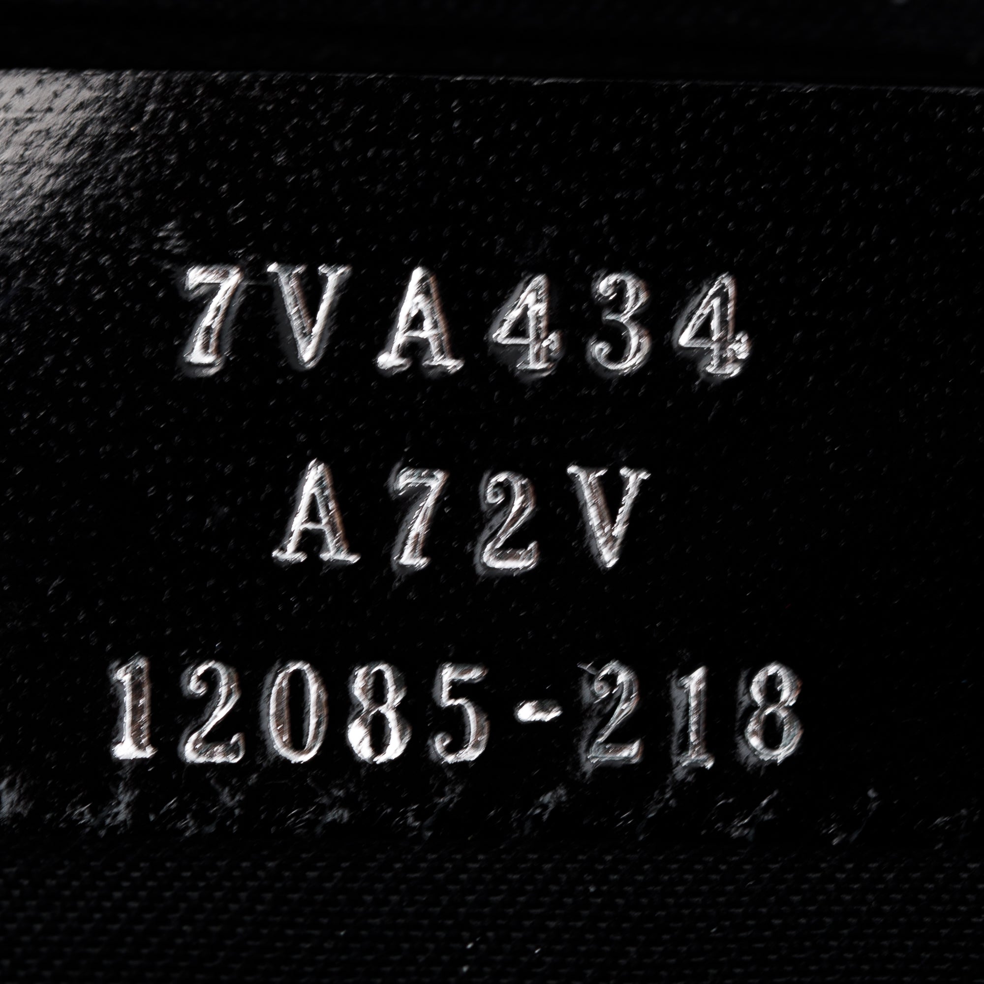 Fendi Black Calfskin Leather Embossed FF Belt Bag