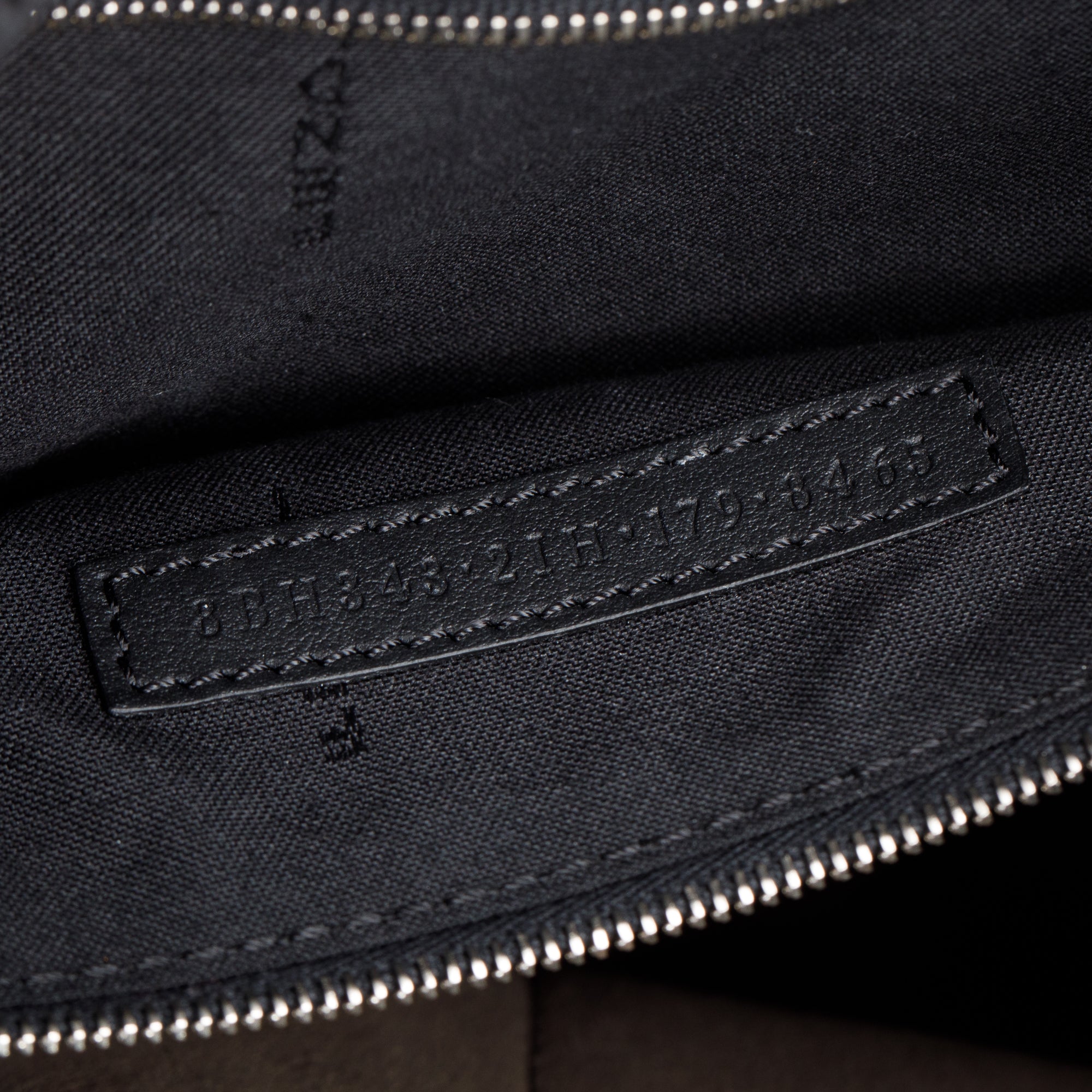 Fendi Black Calfskin Leather Medium F is Fendi Runaway Bag w/ Strap