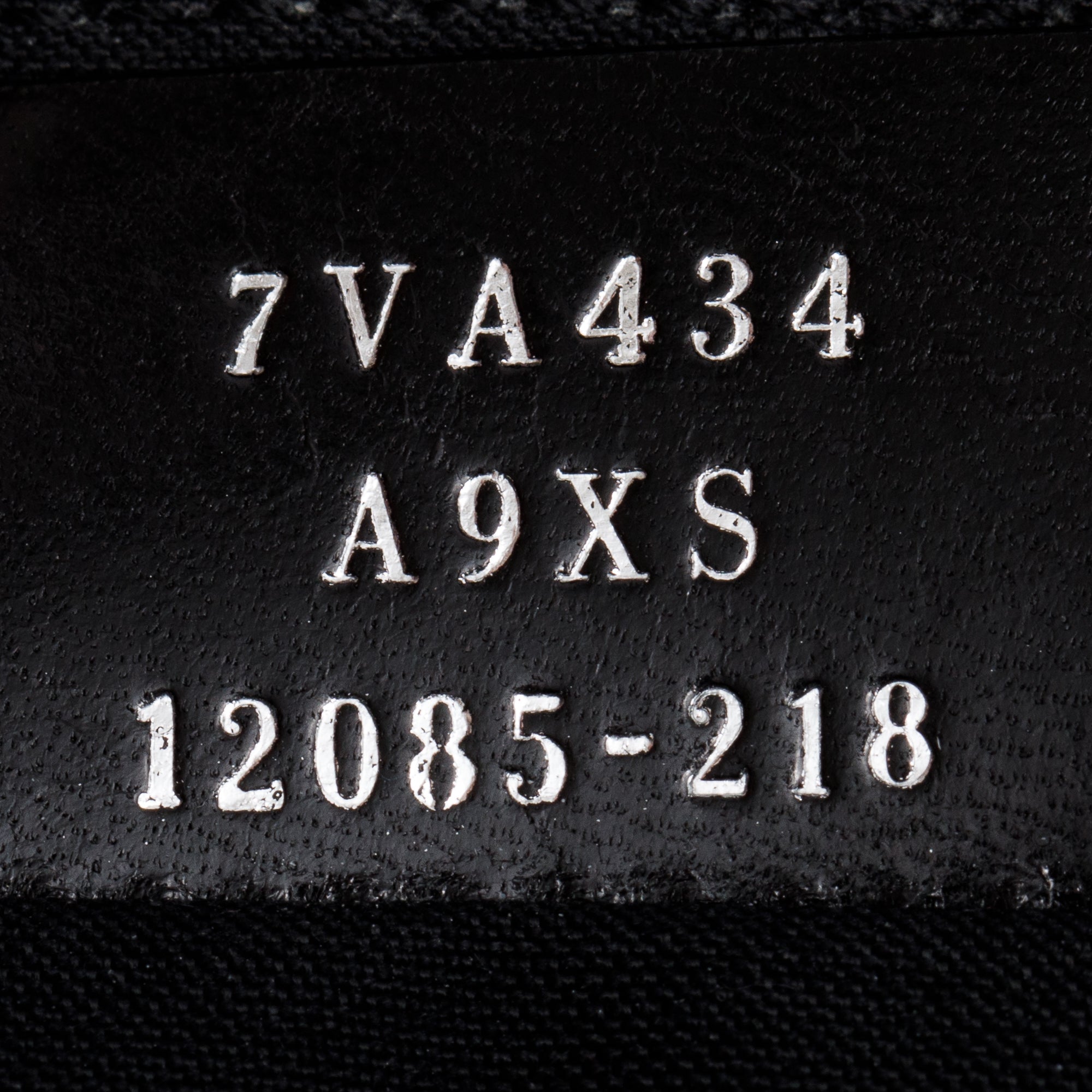 Fendi Black FF Zucca Canvas Calfskin Leather 1974 Diagonal Belt Bag