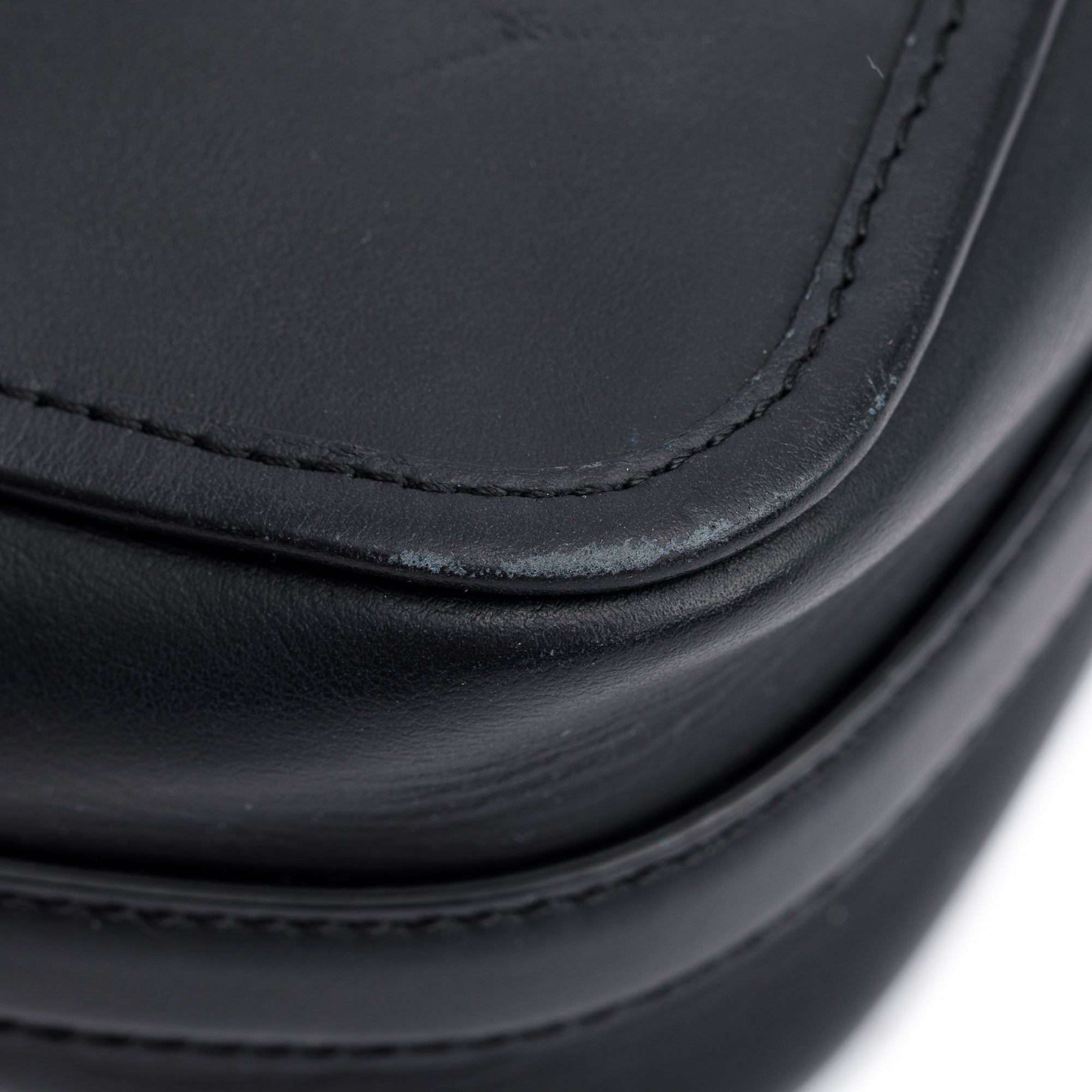 Fendi Black Vitello Century Leather F is Fendi Camera Bag