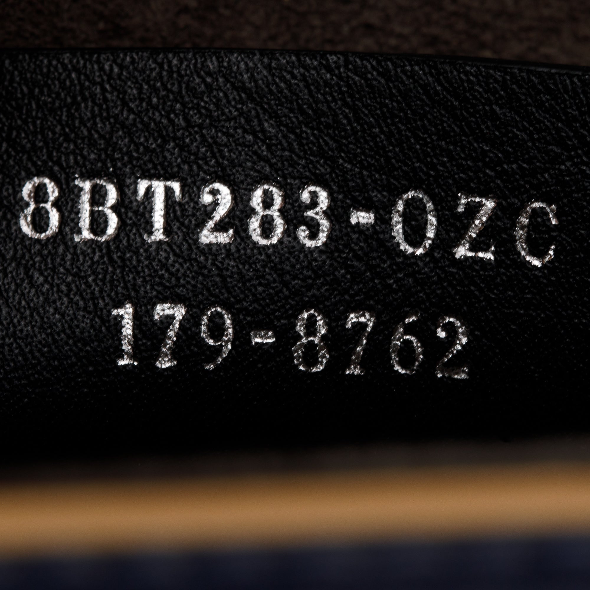 Fendi Blue Calfskin Leather Scalloped Studded Kan I Shoulder Bag