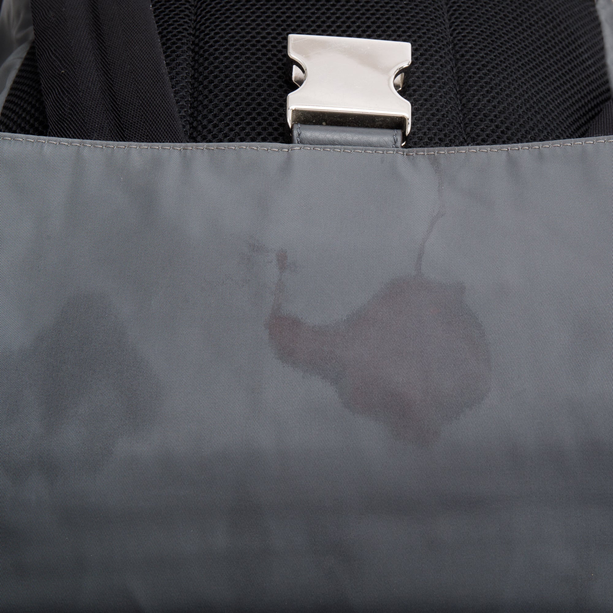 Fendi Brown FF Zucca Embossed Suede Grey Nylon Medium Fendiness Roma Backpack