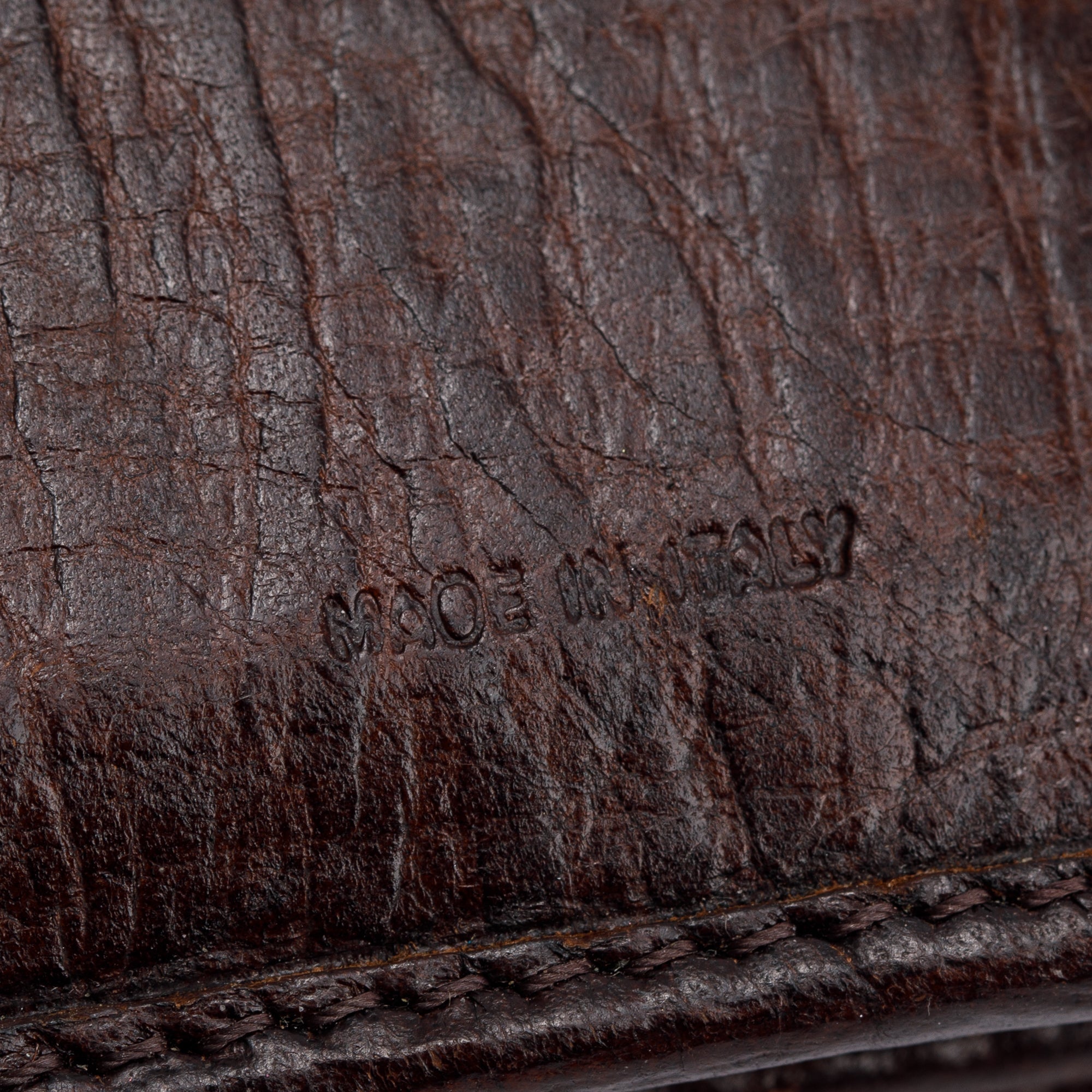 Fendi Brown Leather FF Zucca Canvas Compact Wallet