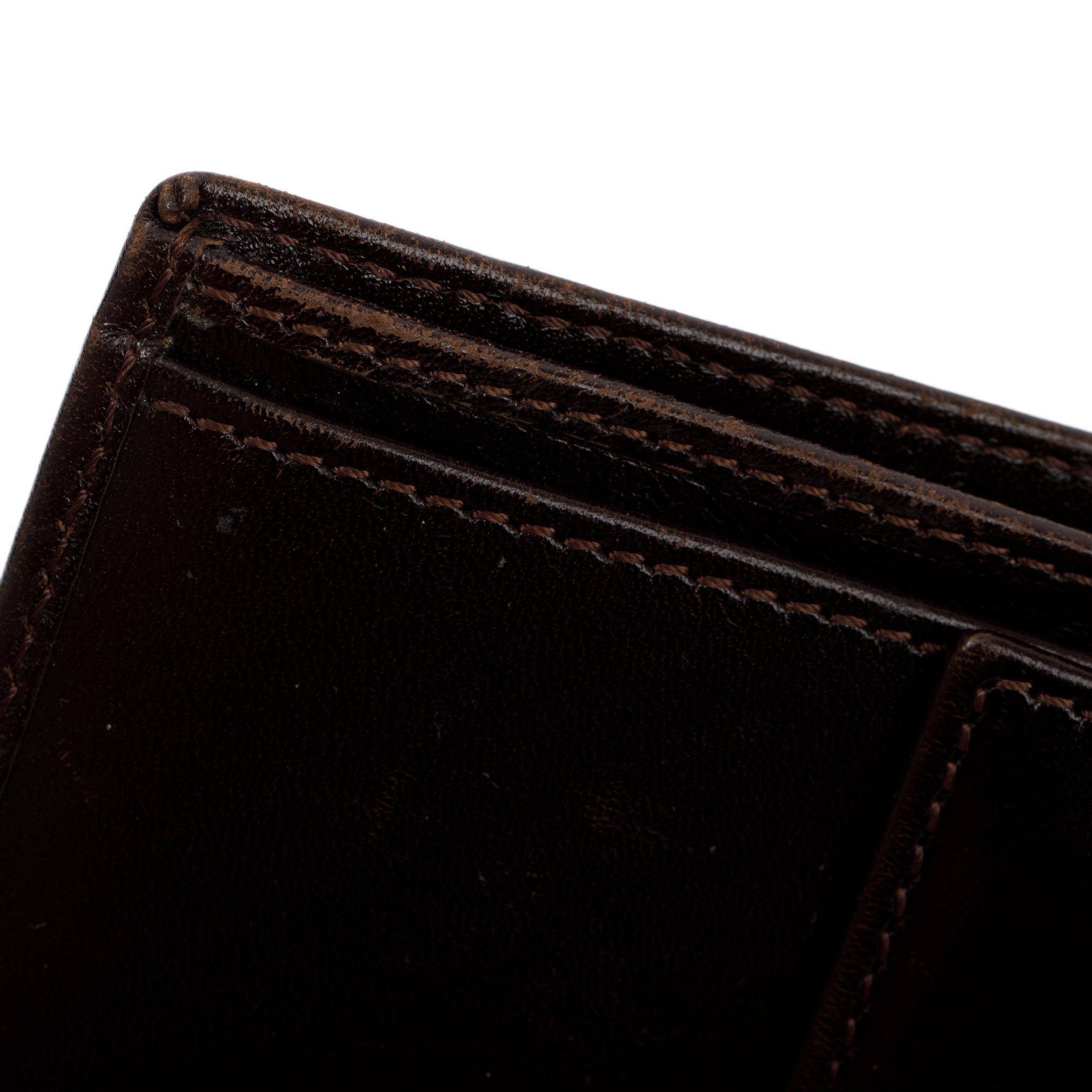 Fendi Brown Vintage Zucca Canvas FF Bifold Wallet