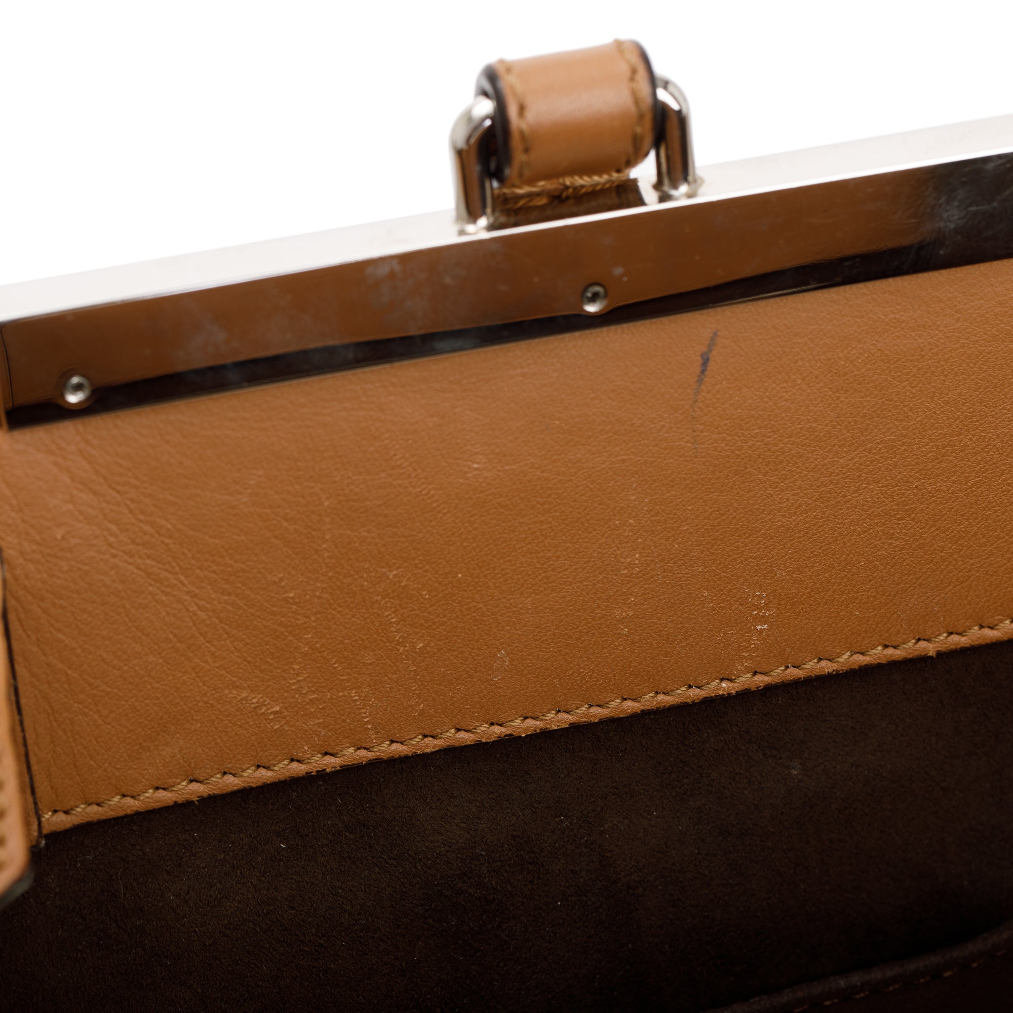 Fendi Brown Vitello Elite Leather Large 3Jours Tote