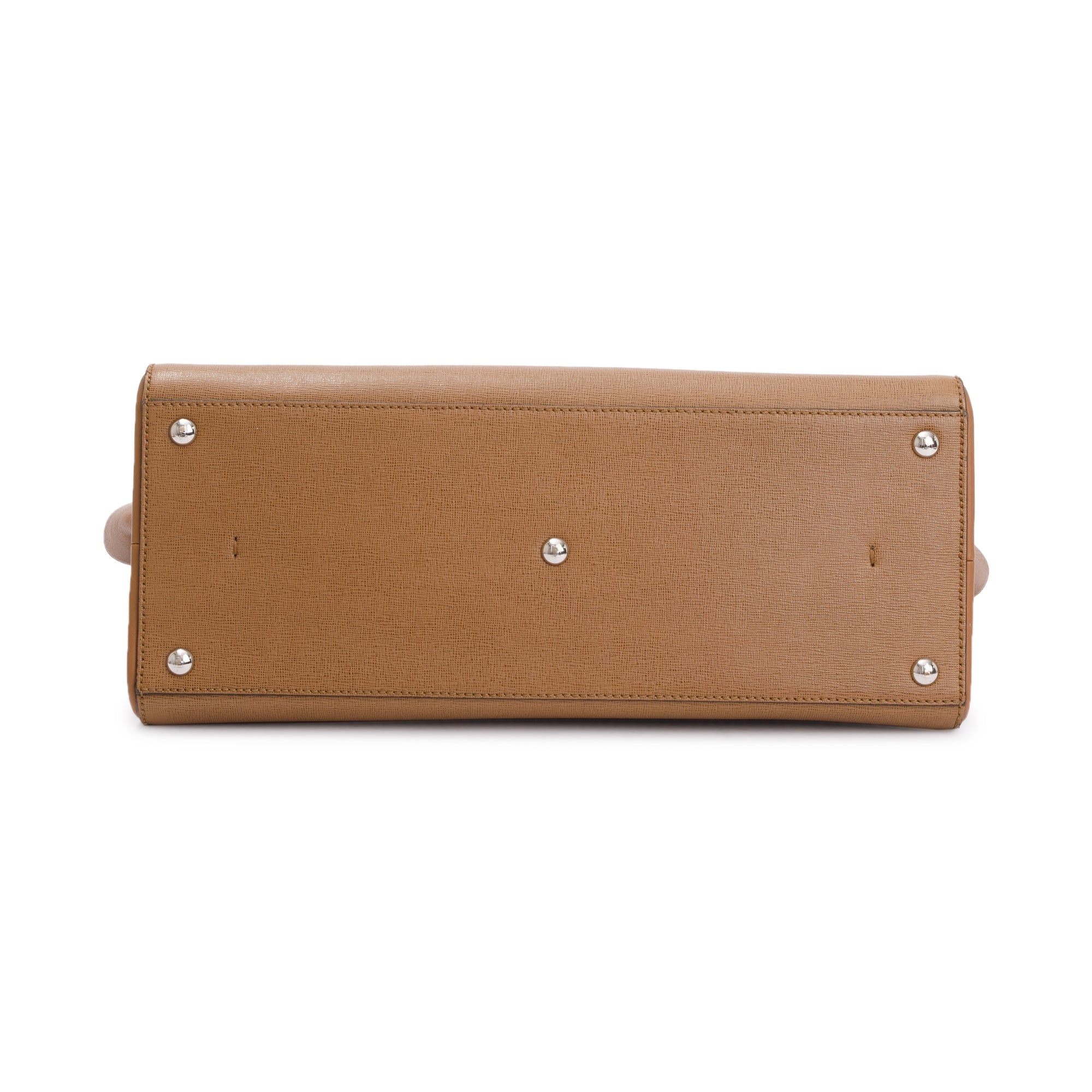 Fendi Brown Vitello Elite Leather Large 3Jours Tote