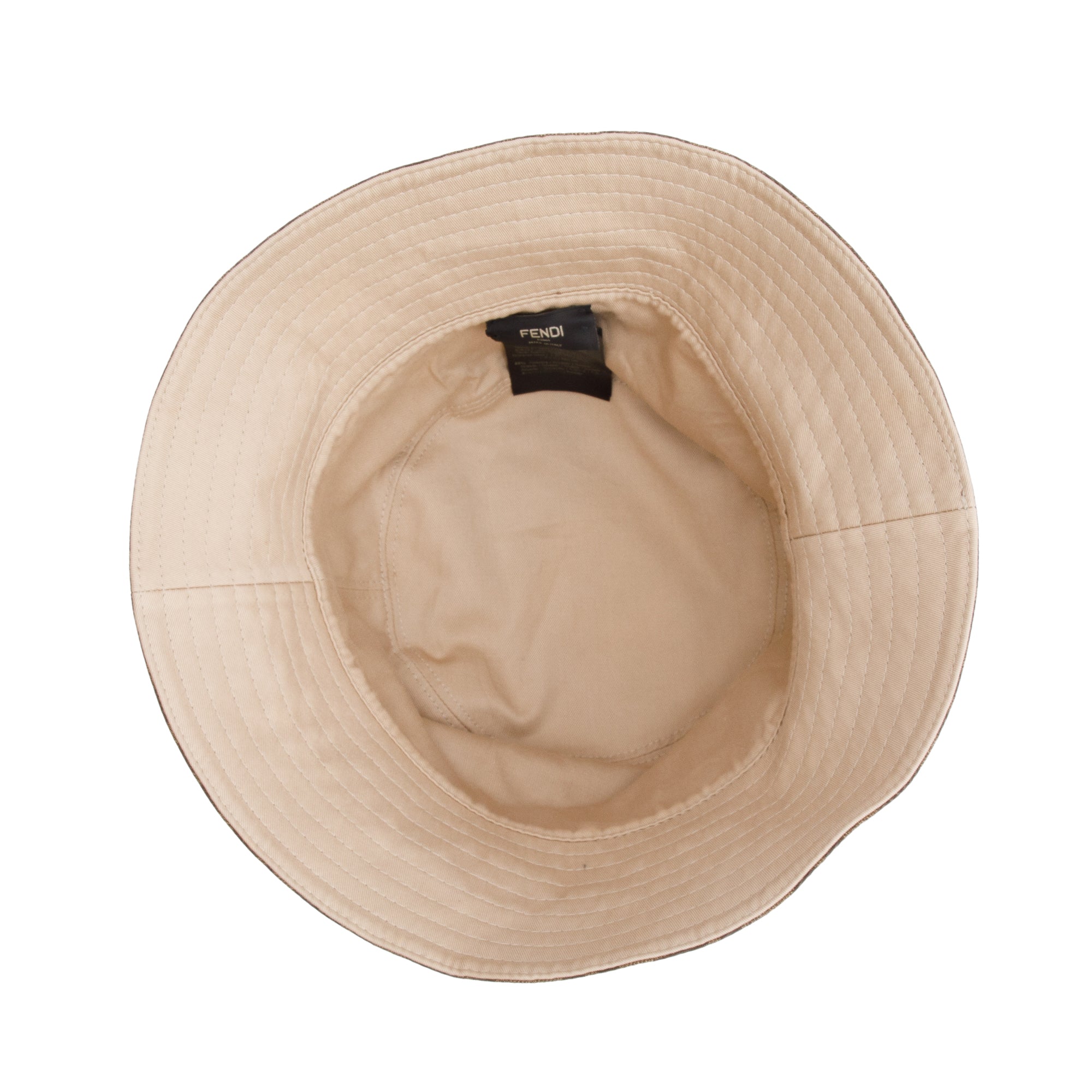 Fendi Brown Zucca FF Canvas Bucket Hat, Size S 58 w/ Box