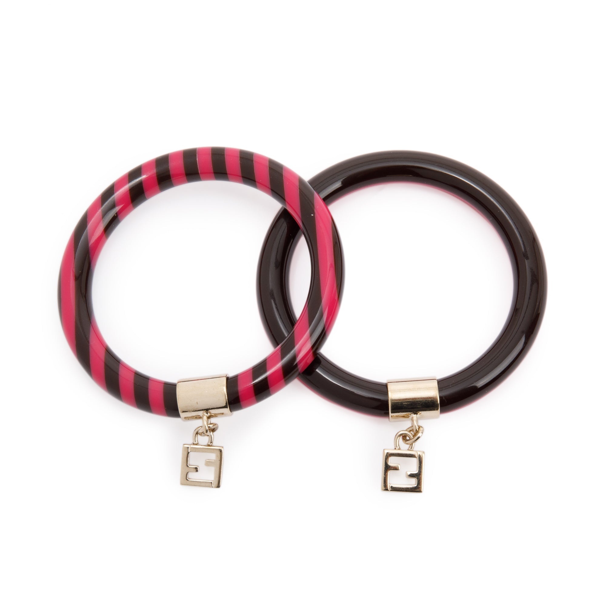 Fendi Ceramic Bracelet Set w/ Box