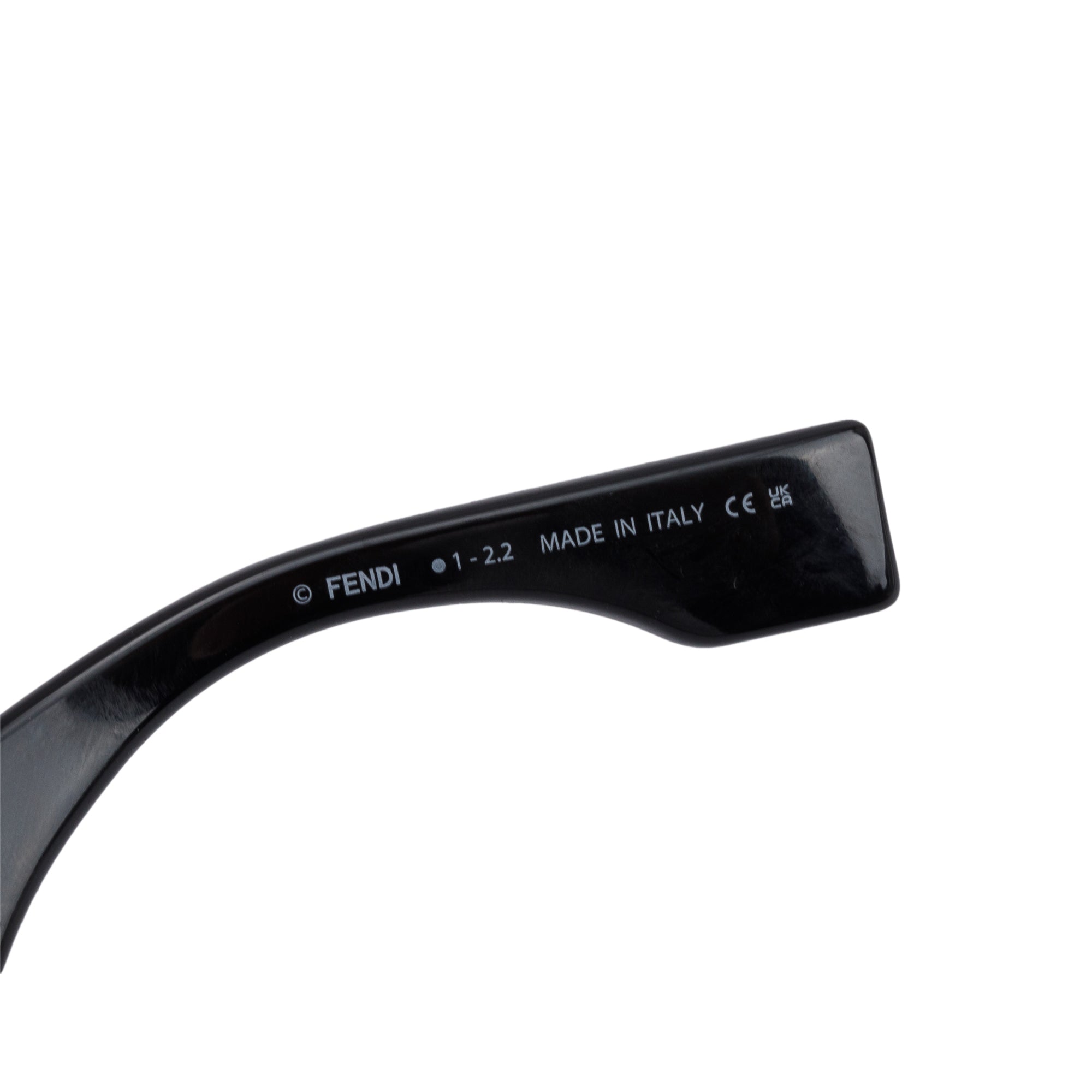 Fendi FE40049I Back Acetate O'Lock Oval Sunglasses w/ Pouch