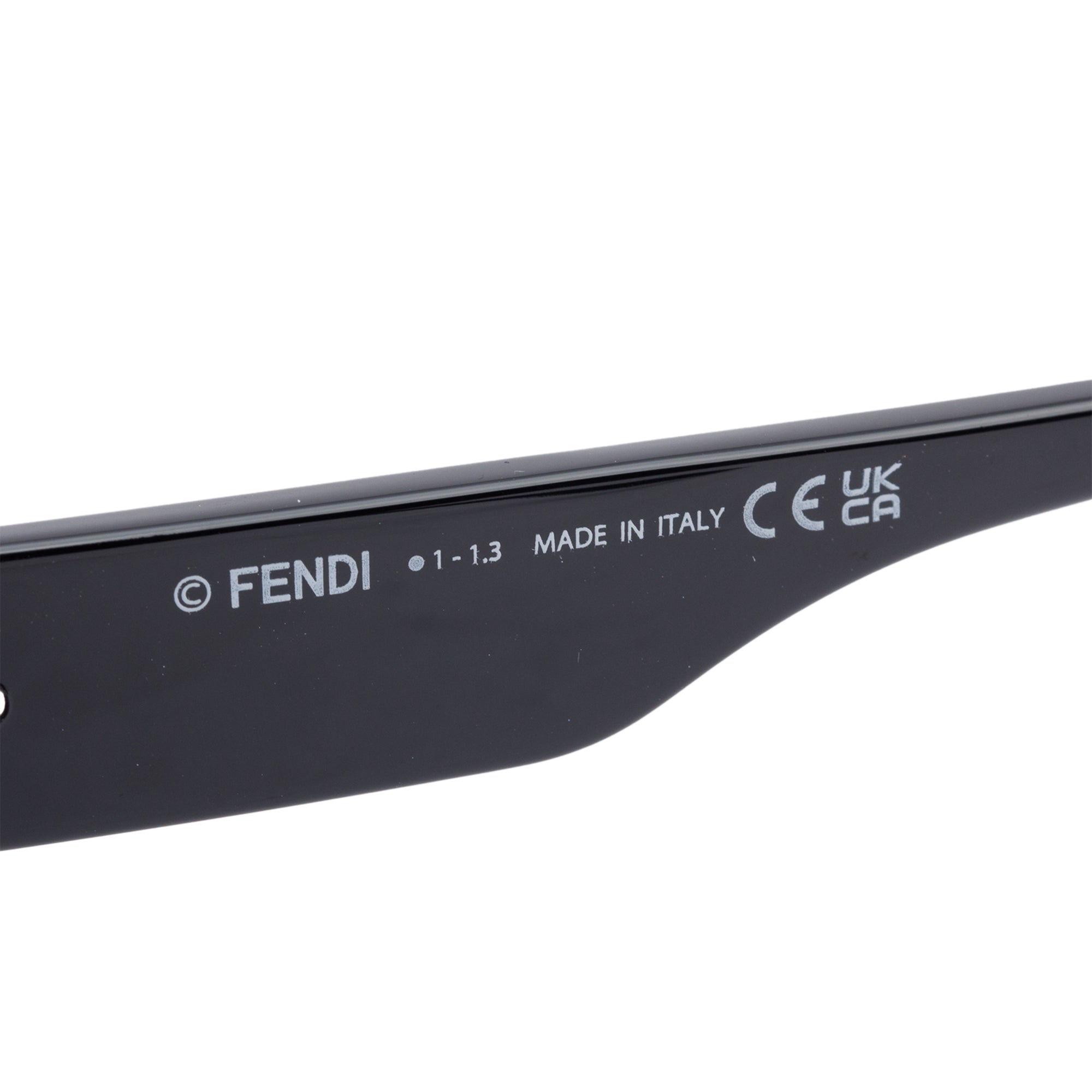 Fendi FE40078I Black Acetate Fendigraphy Square Sunglasses w/ Box & Authenticity Card