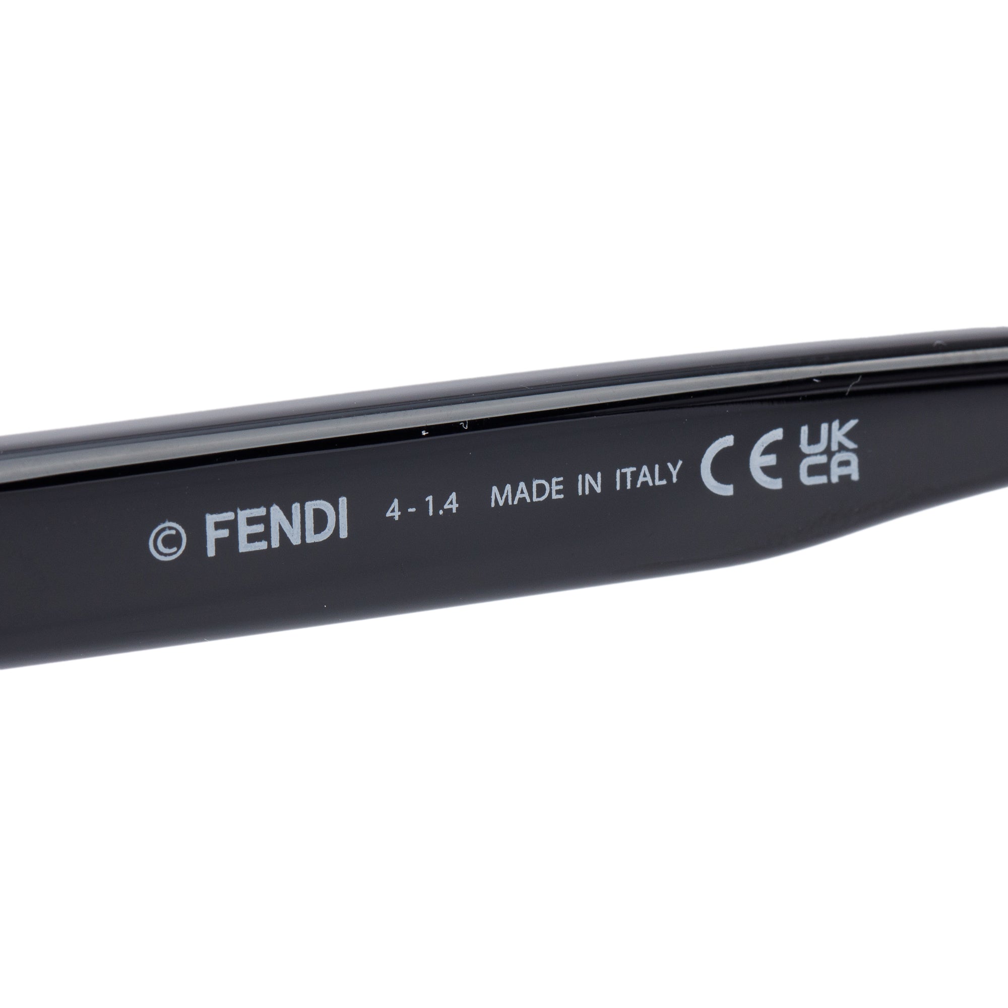 Fendi FE40151I Black Acetate Square Sunglasses w/ Box & Authenticity Card