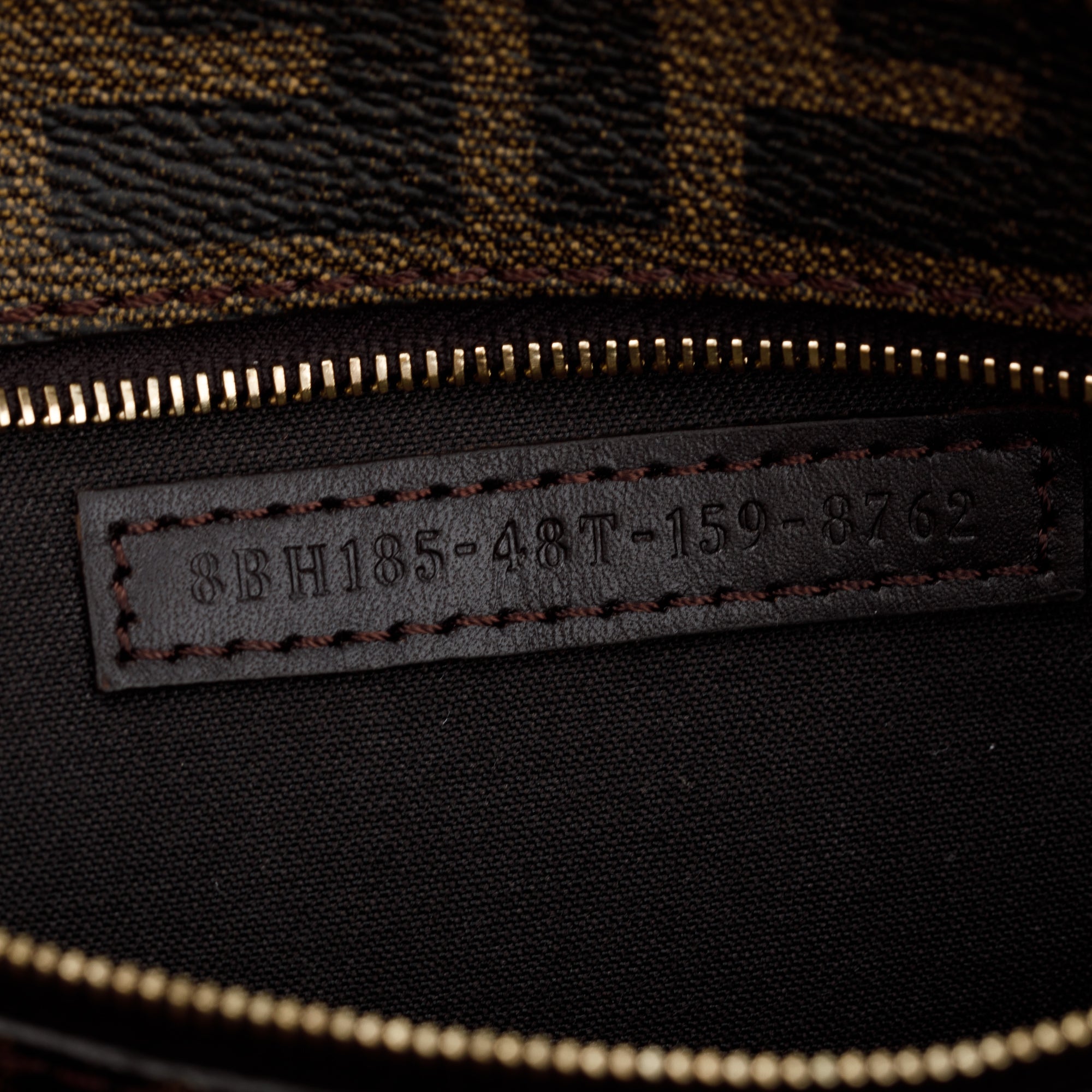 Fendi FF Zucca Spalmati Chalks Roll Tote