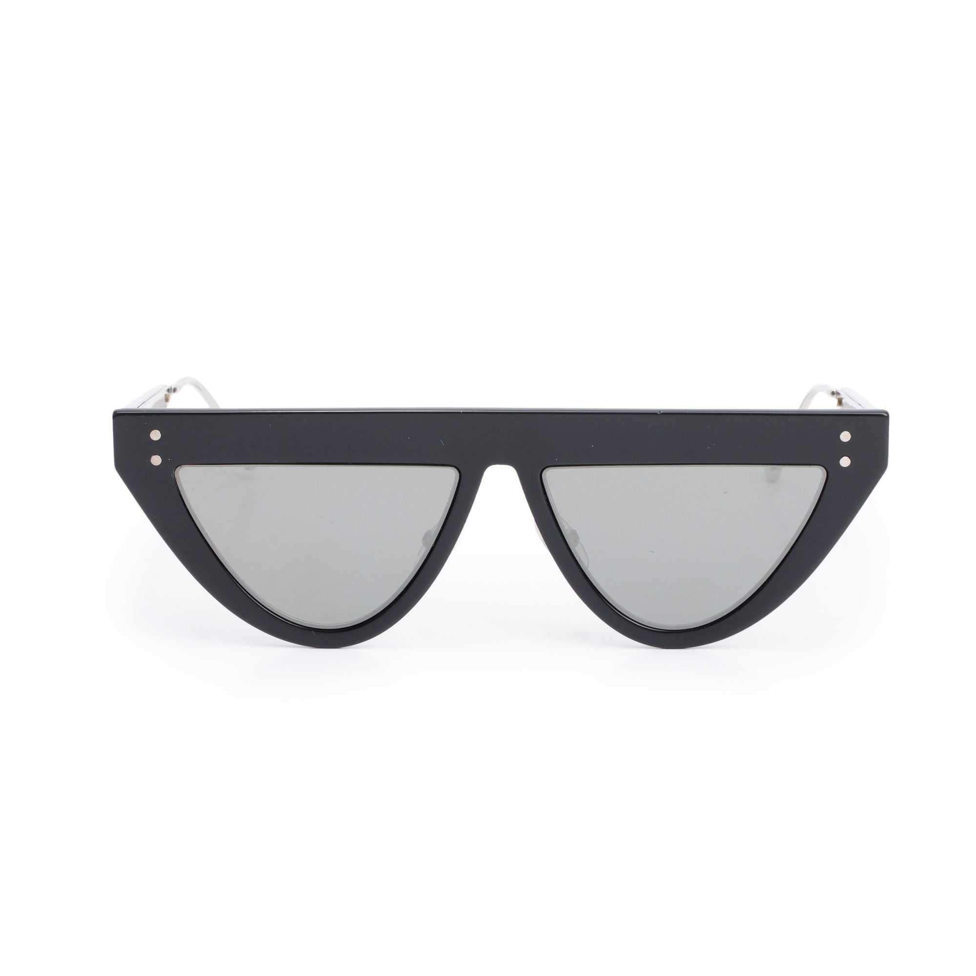 Fendi FF0371/S Black Acetate DeFender Cat-Eye Sunglasses w/ Case