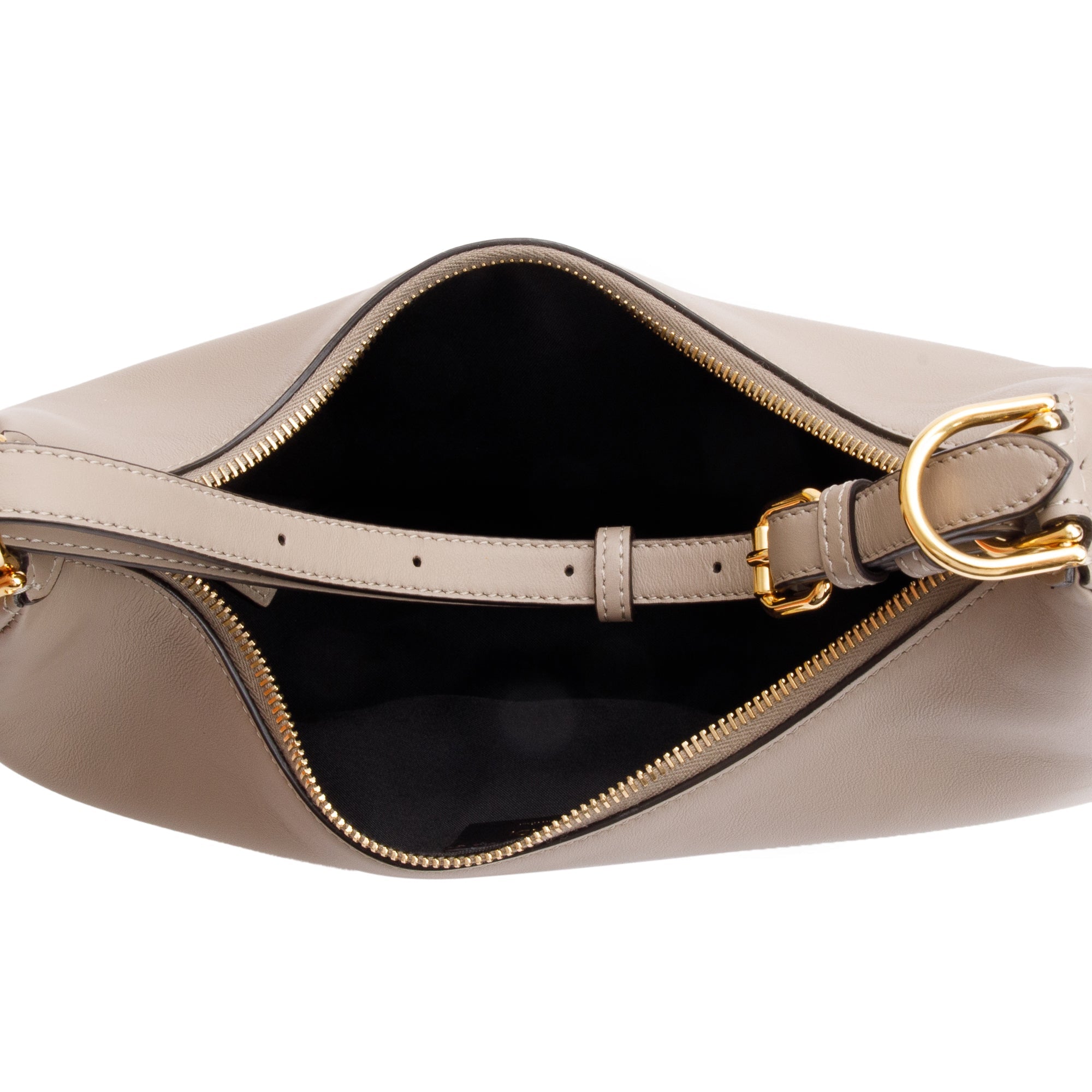 Fendi Grey Calf Leather Small Fendigraphy Bag w/ Box & Receipt