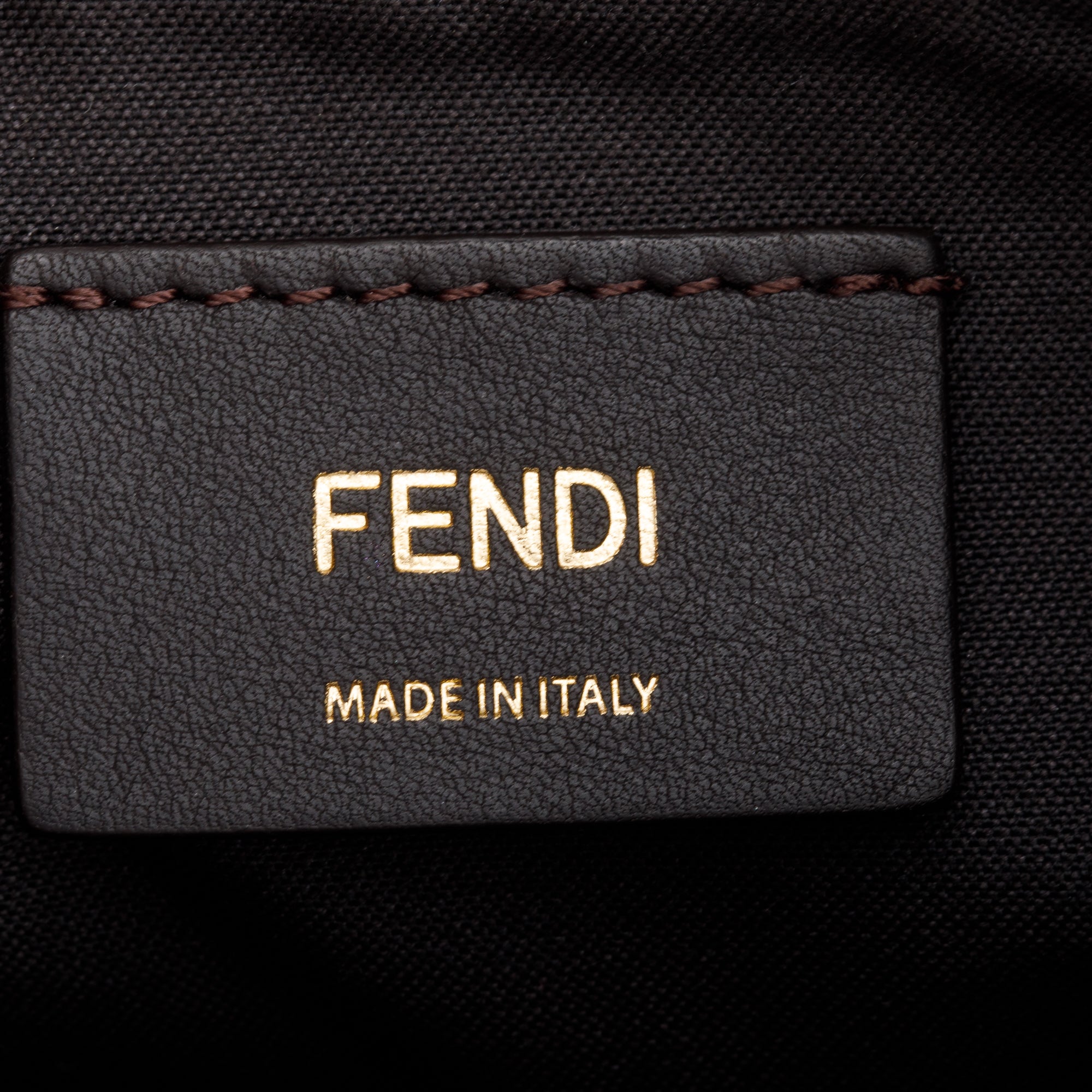 Fendi Grey Calf Leather Small Fendigraphy Bag w/ Box & Receipt