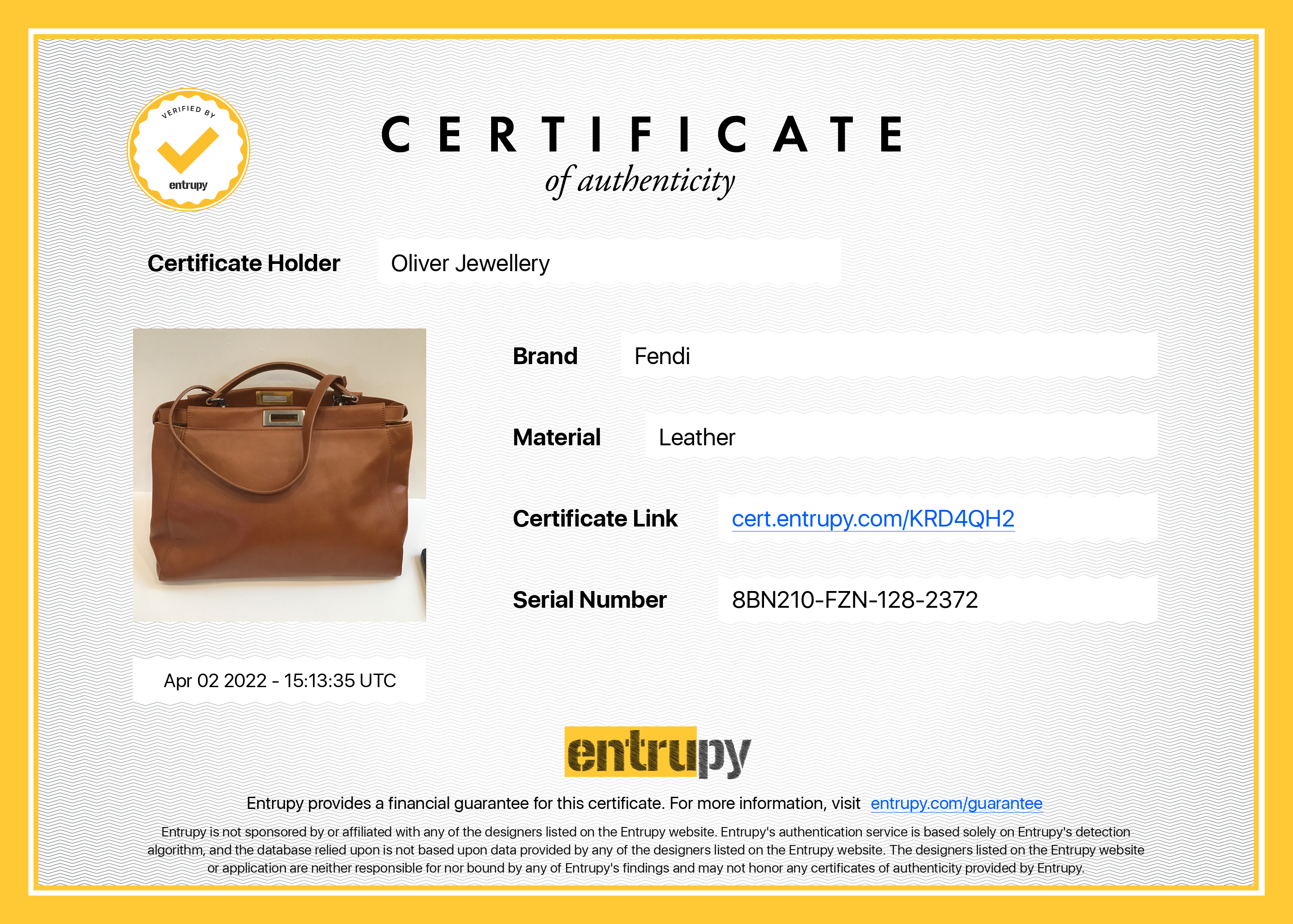 Fendi Large Peekaboo Bag