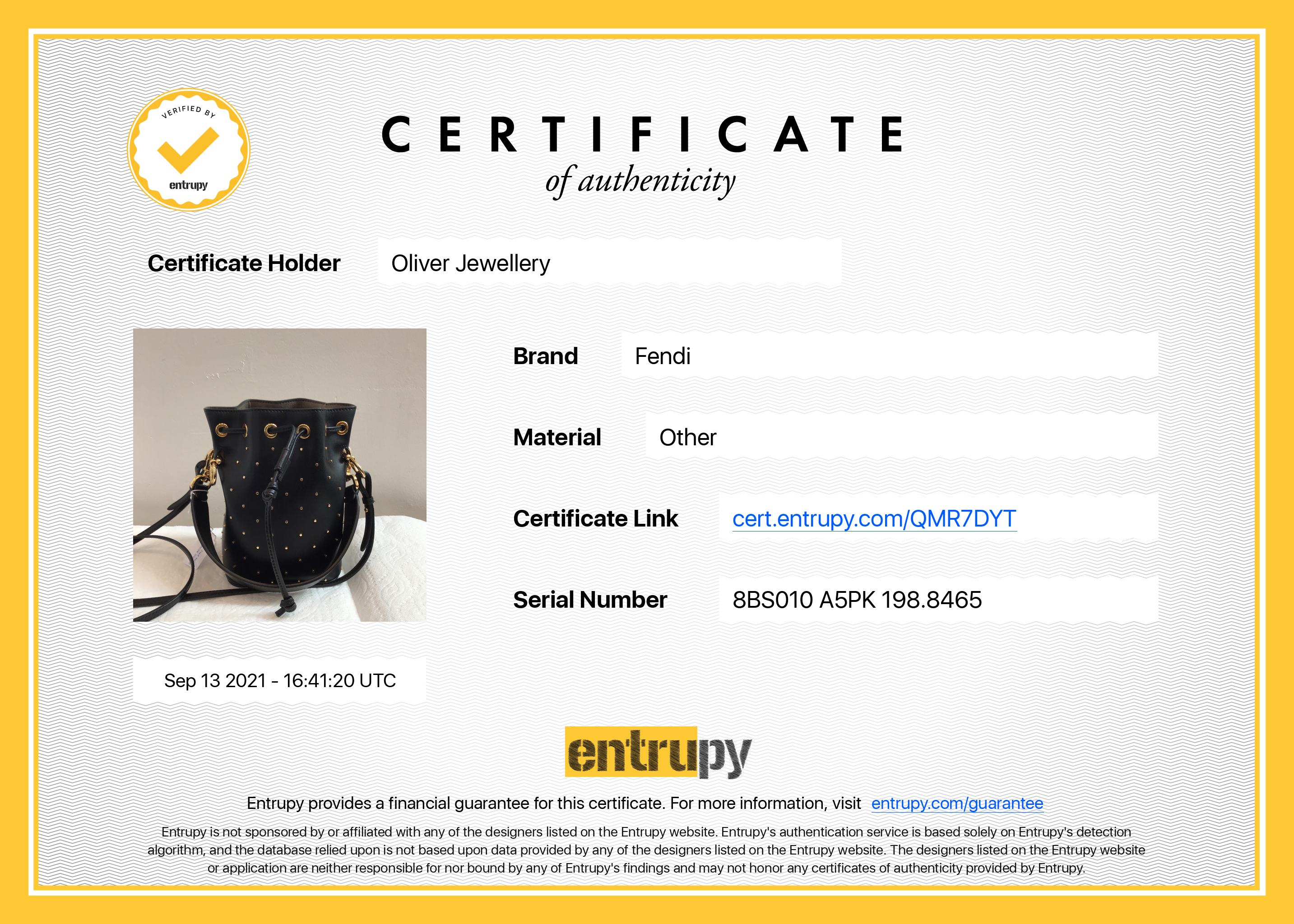 Fendi Mini Mon Tresor Bucket Bag