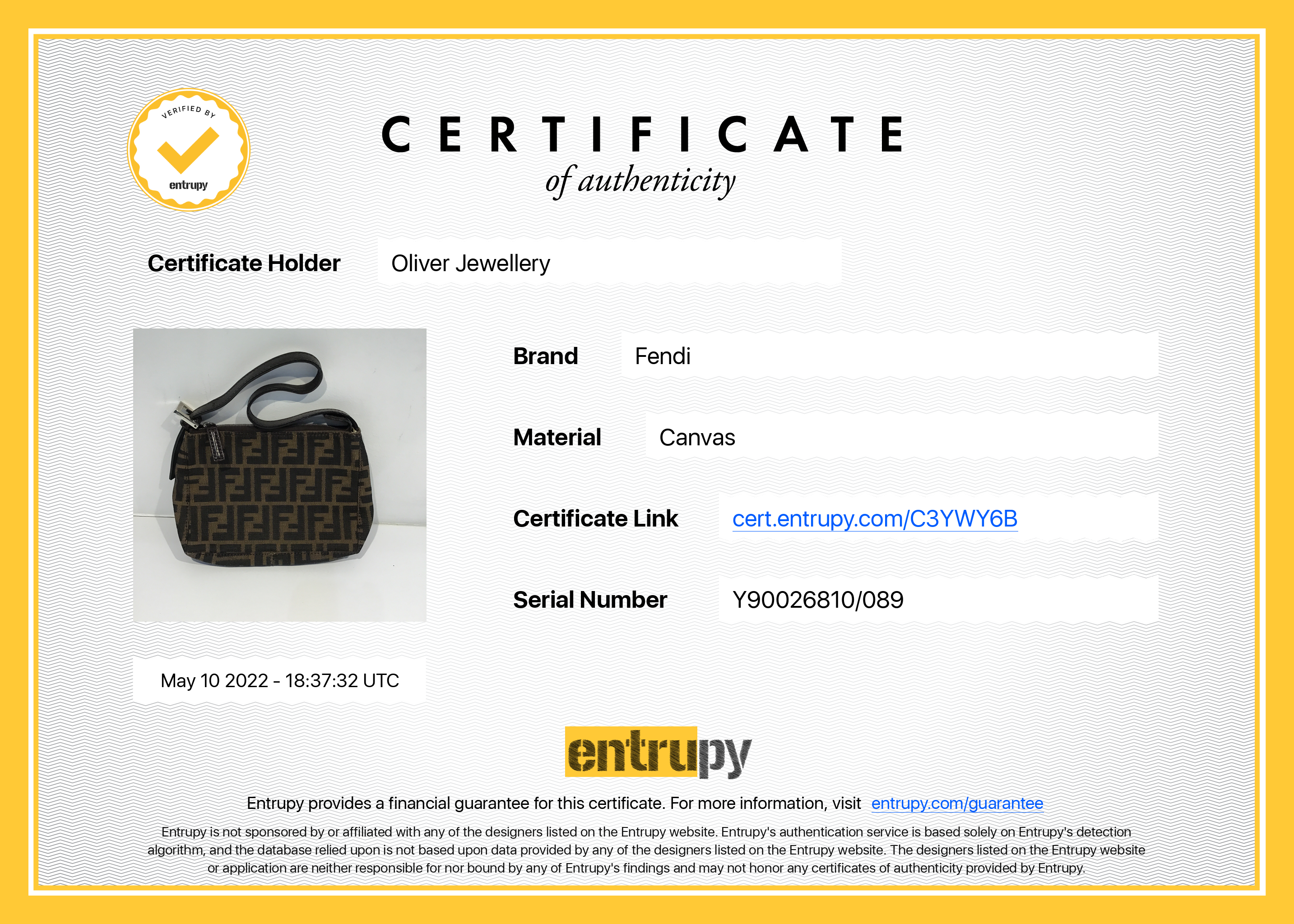 Pochette fendi 2025 con catena