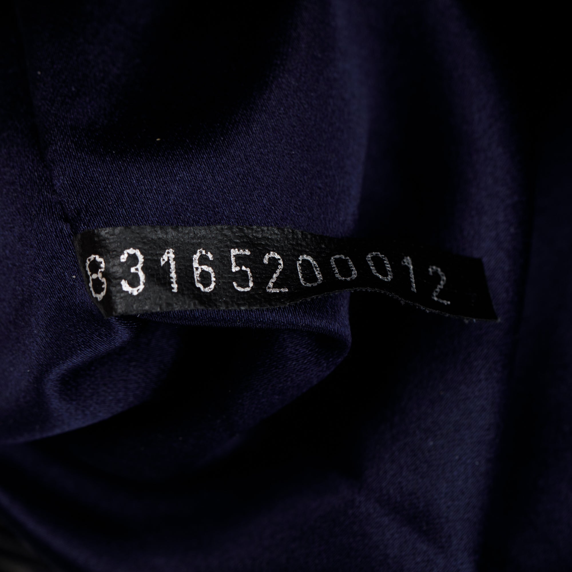 Fendi Navy FF Zucchino Canvas Leather Trimmed Mini Tote