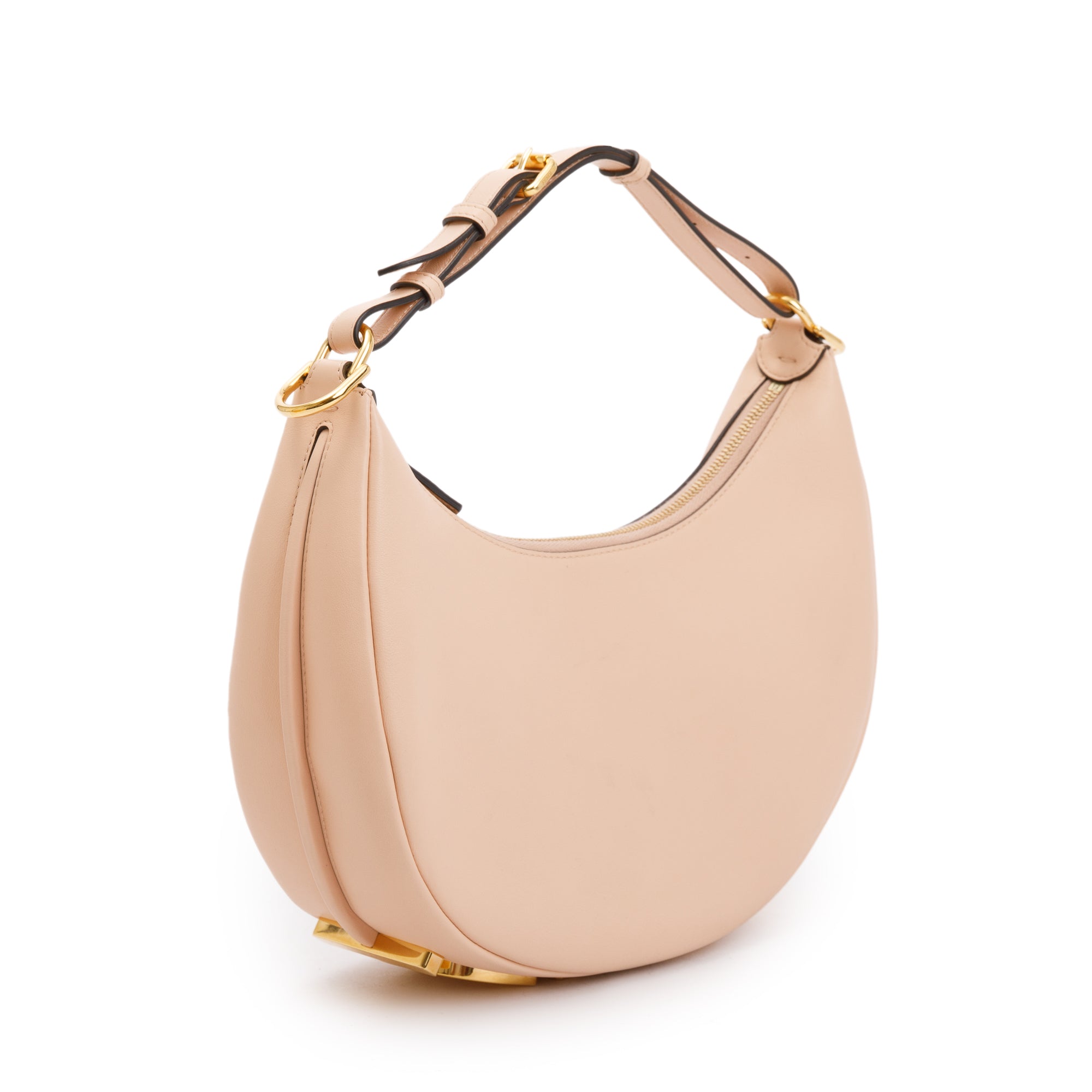 Fendi Pink Leather Small Fendigraphy Bag w/ Box