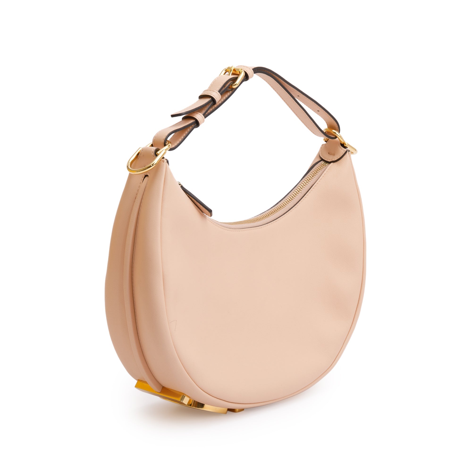 Fendi Pink Leather Small Fendigraphy Bag w/ Box & Receipt